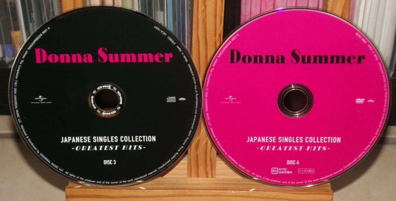 DONNA SUMMER JAPANESE SINGLES COLLECTION 4CD HOT STUF BAD GIRLS LAST DANCE IFEEL