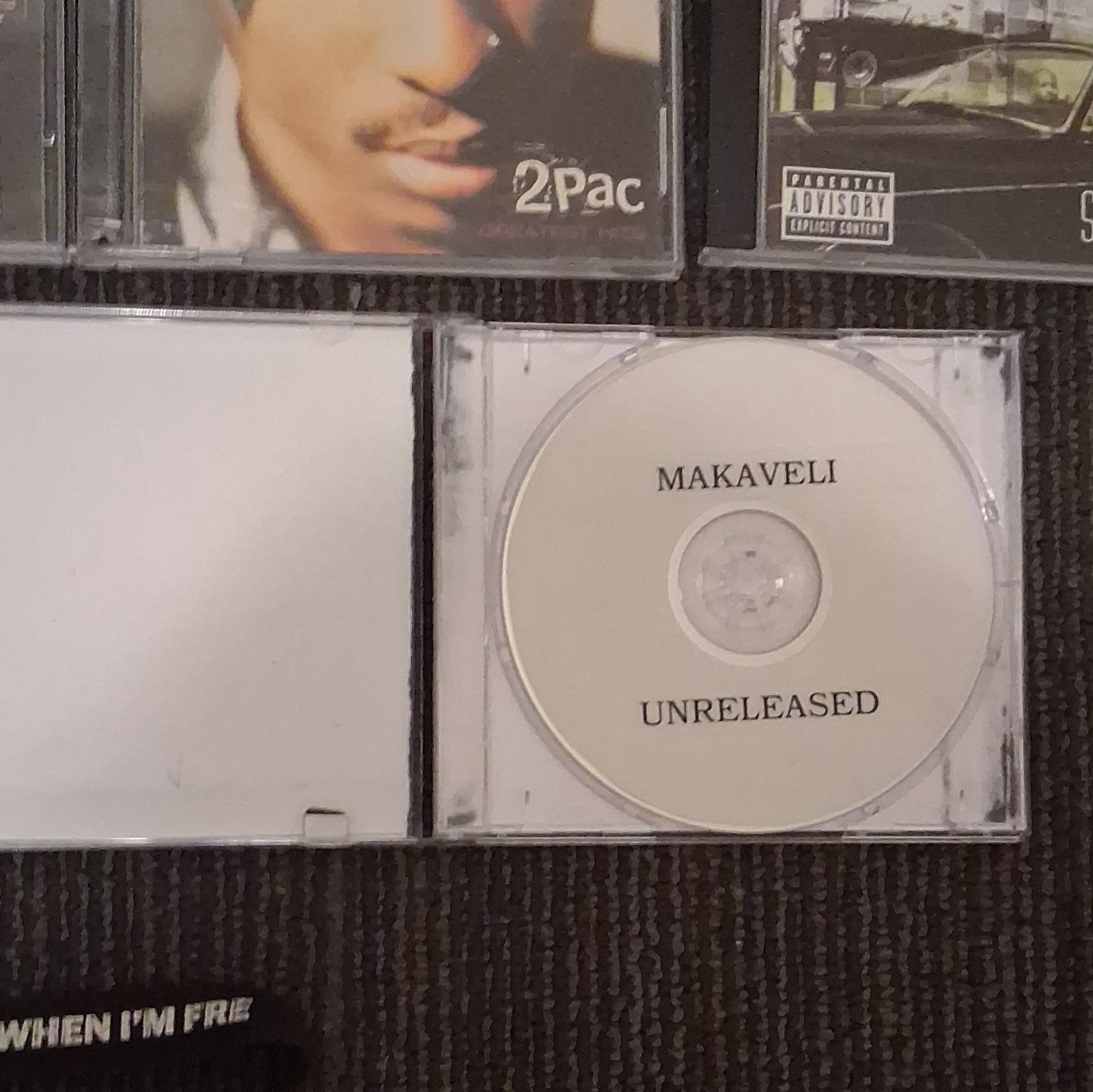 Makaveli Unreleased CD Album Rap & Hip-Hop Music Standard Jewel Case Format