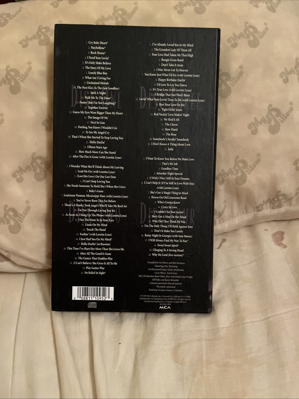 The Conway Twitty Collection 1994 MCA Records 4 Disc Box Like New