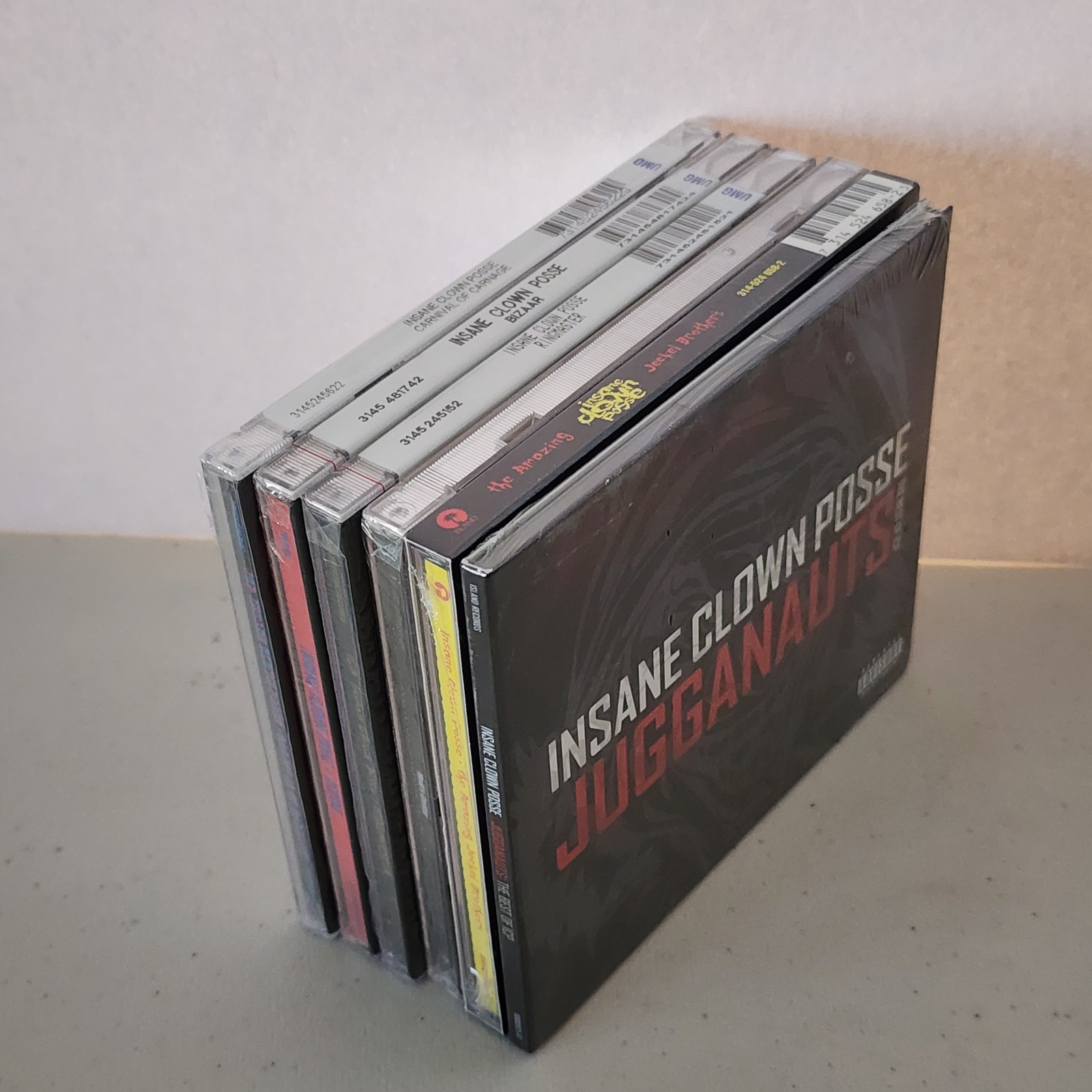 Lot of 6 Insane Clown Posse ICP Sealed CDs Jugganauts Jeckel Carnival Hell's