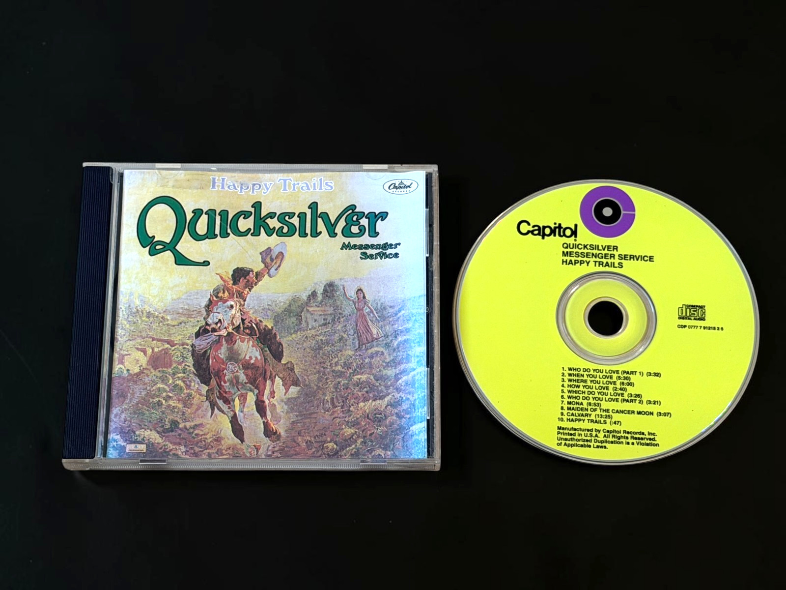 Quicksilver Messenger Service – Happy Trails CD 1994 Psychedelic Rock / Capitol