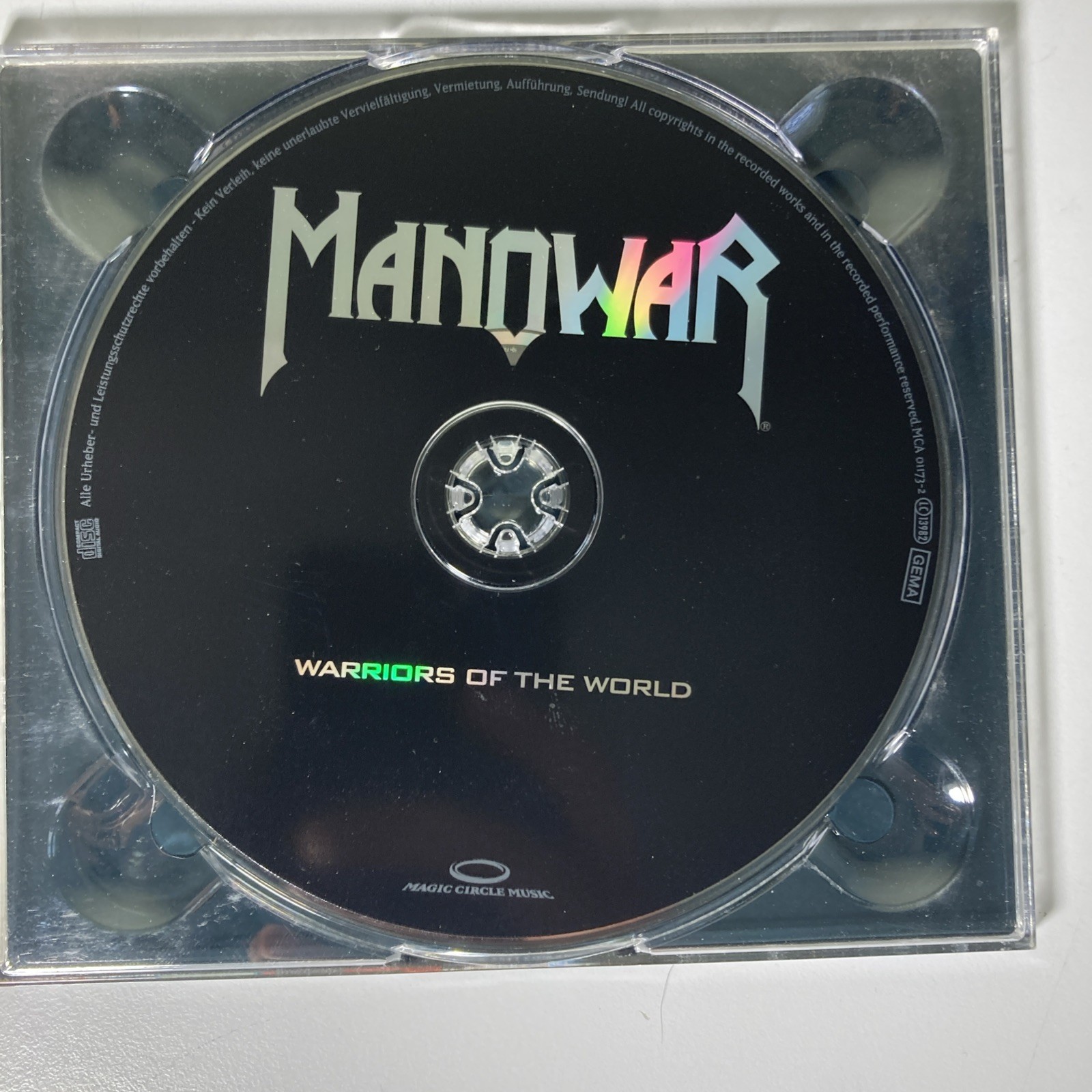 Warriors of the World [Digipak] by Manowar (CD, Jun-2005, Circle Sound) Tested