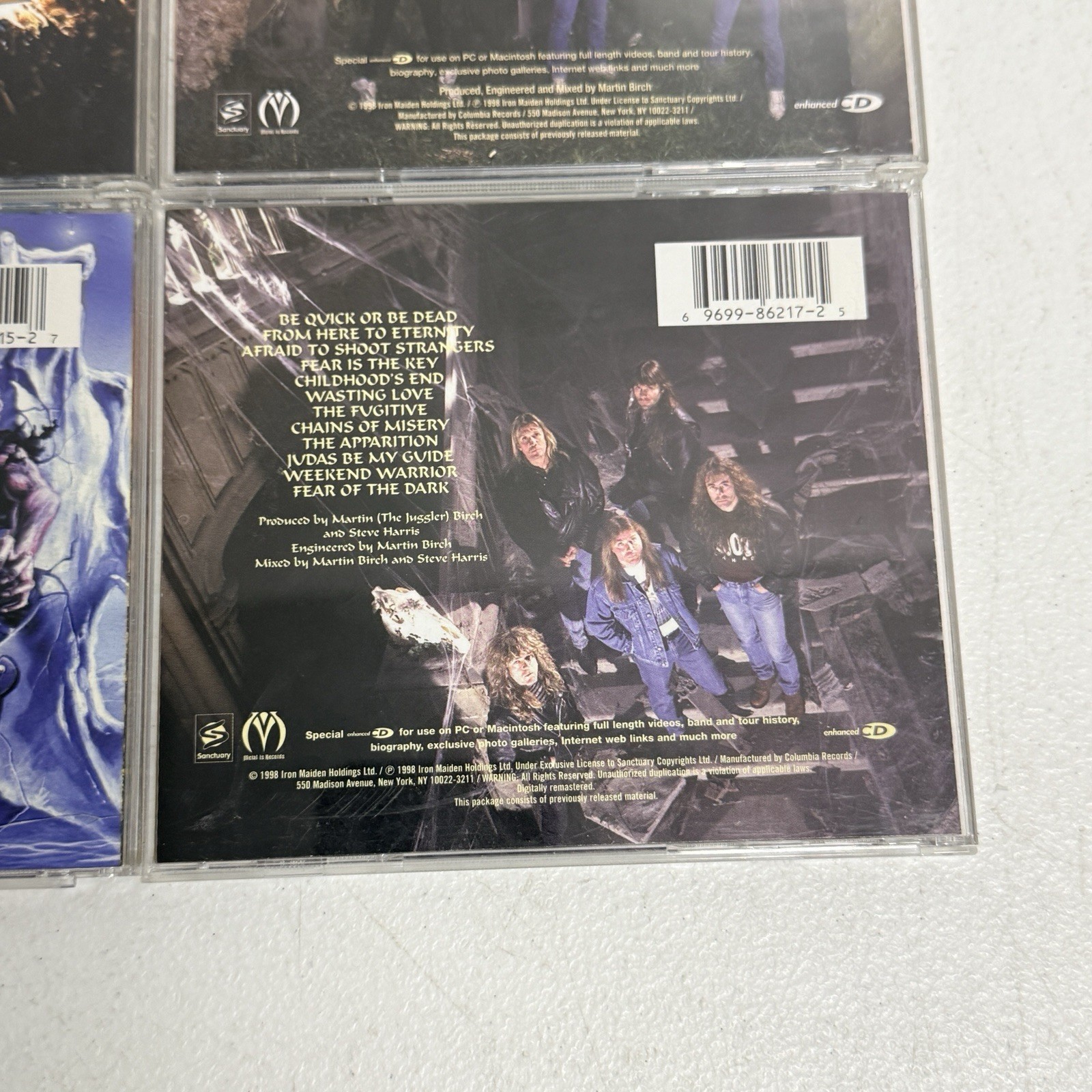 Iron Maiden CD Lot 6 Enhanced CDs Number of the Beast Fear of the Dark X Factor