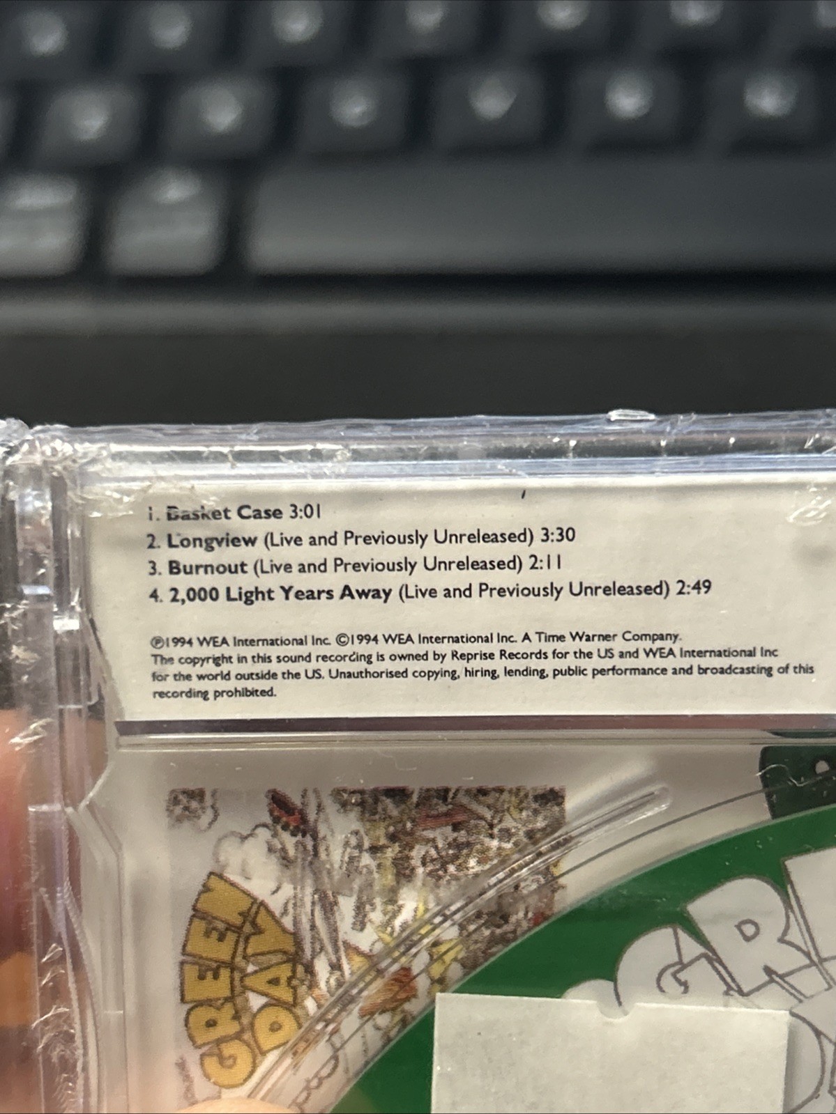 Green Day: Basket Case Promo Import Brand New