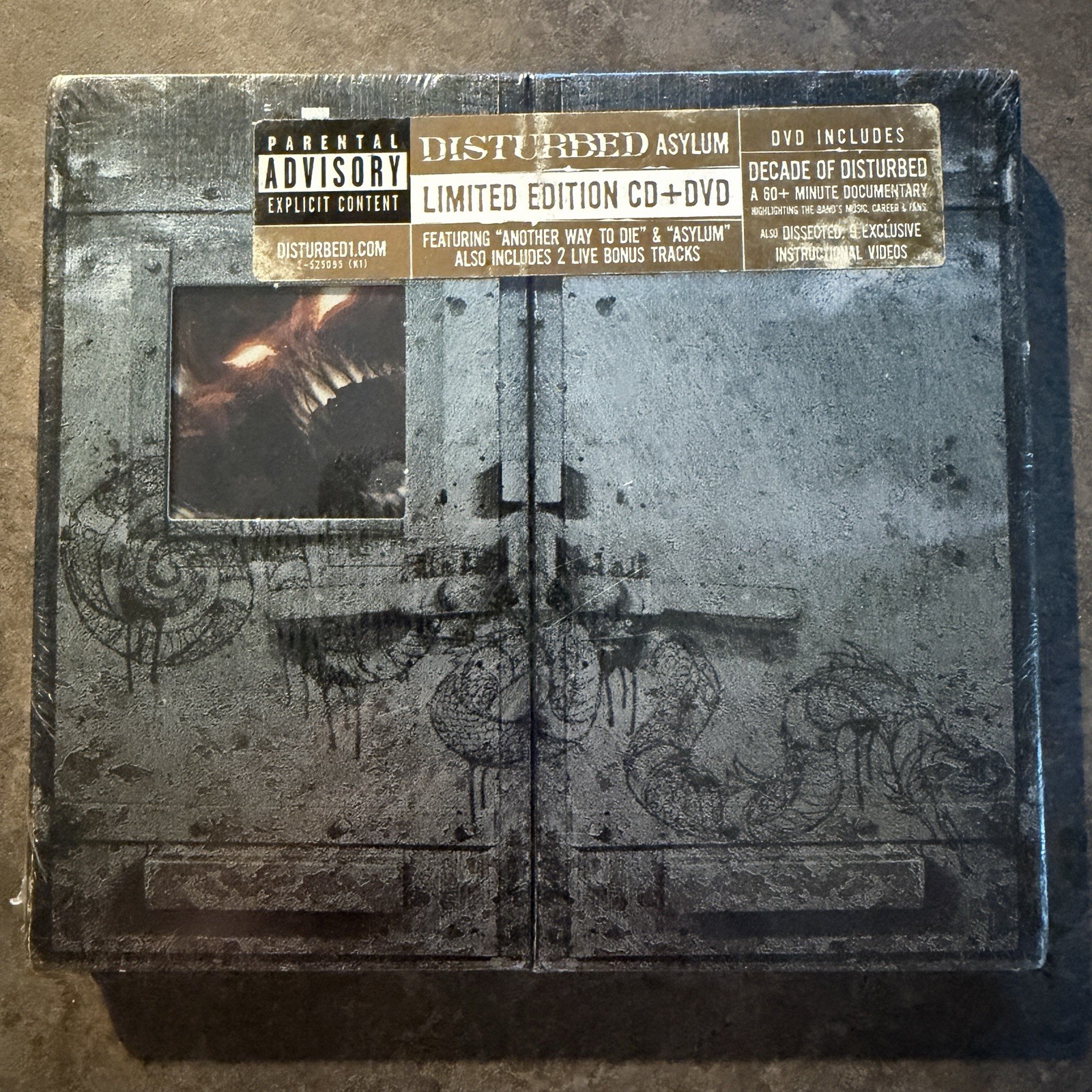 DISTURBED “Asylum” CD/DVD Set (Limited Edition) Hard Rock / Metal - OOP/NEW!
