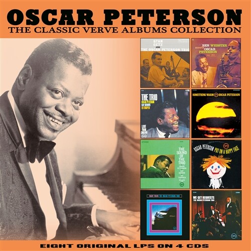 OSCAR PETERSON - THE CLASSIC VERVE ALBUMS COLLECTION New Audio 4 CD Set 8 Albums