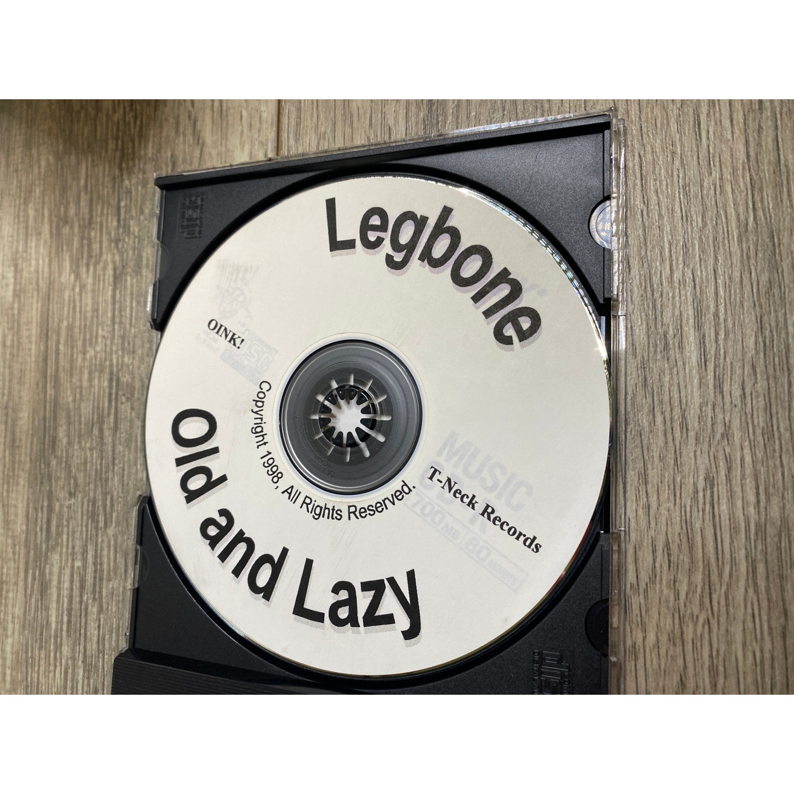 Legbone Old and Lazy CD Music 1998 Black Excellent Punk Rock Oink Records
