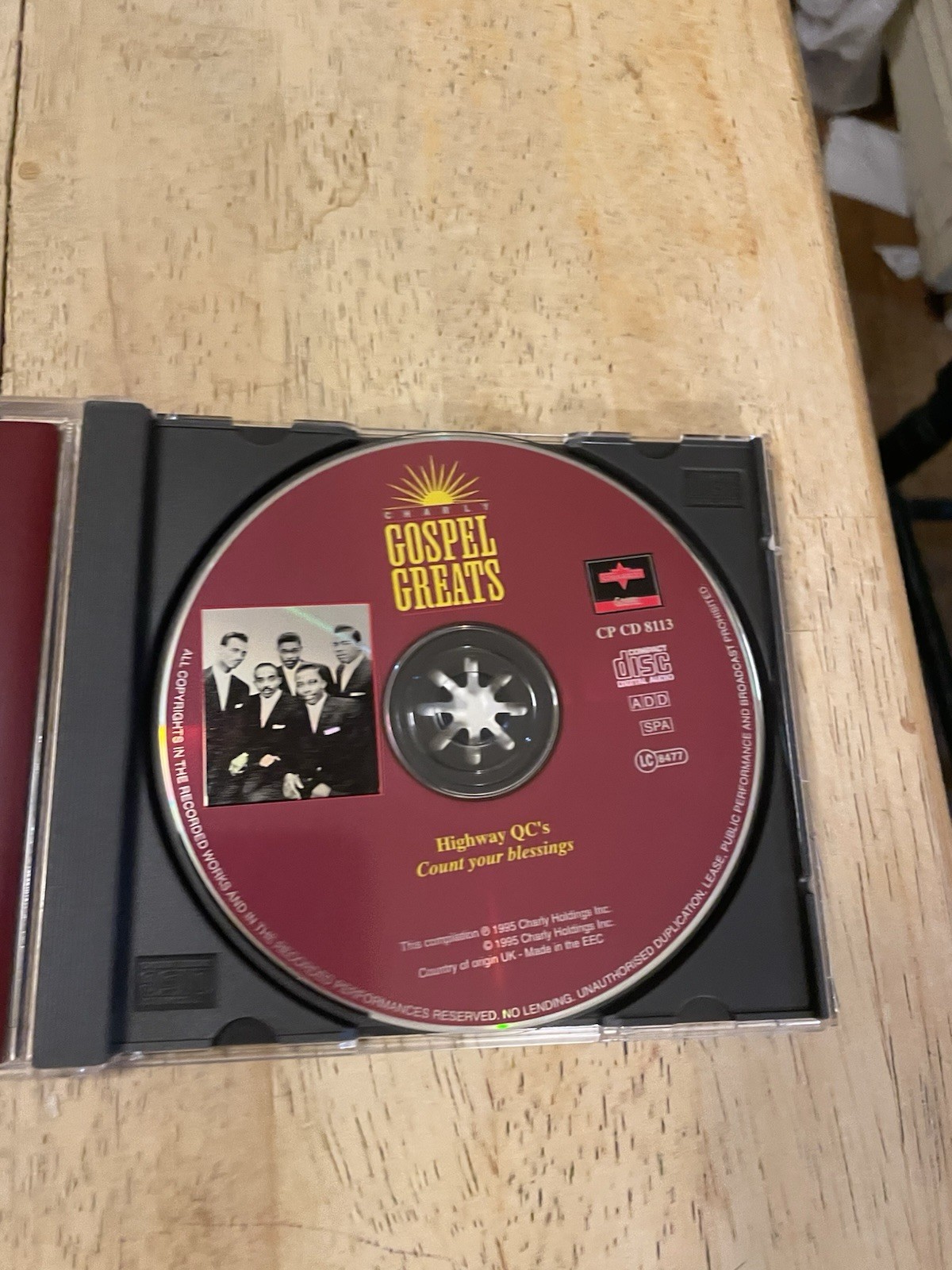 Highway Qc's Count Your Blessings CD Europe Charly 1995 Charly Gospel Greats EXC