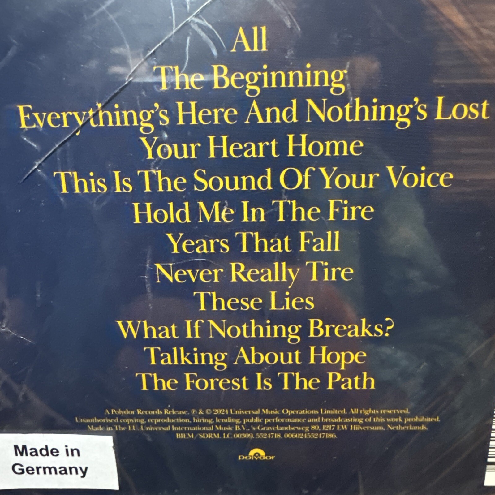 The Forest Is the Path by Snow Patrol (CD, 2024) Cracks In Case SEALED