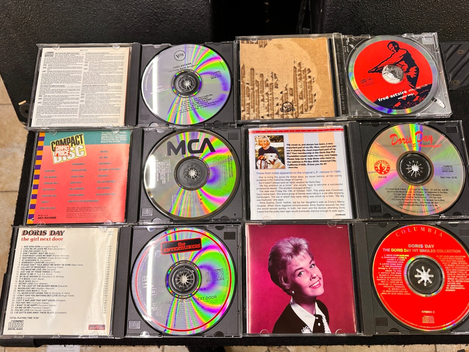 POP VOCAL EASY LISTENING CD Lot 1 Irving Berlin Doris Harry Connick Jonnie Ray