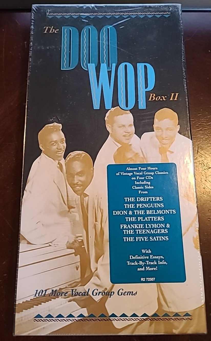 NEW Rhino The Doo Wop Box II 4 CD Box Set Music w/ Booklet Factory Sealed