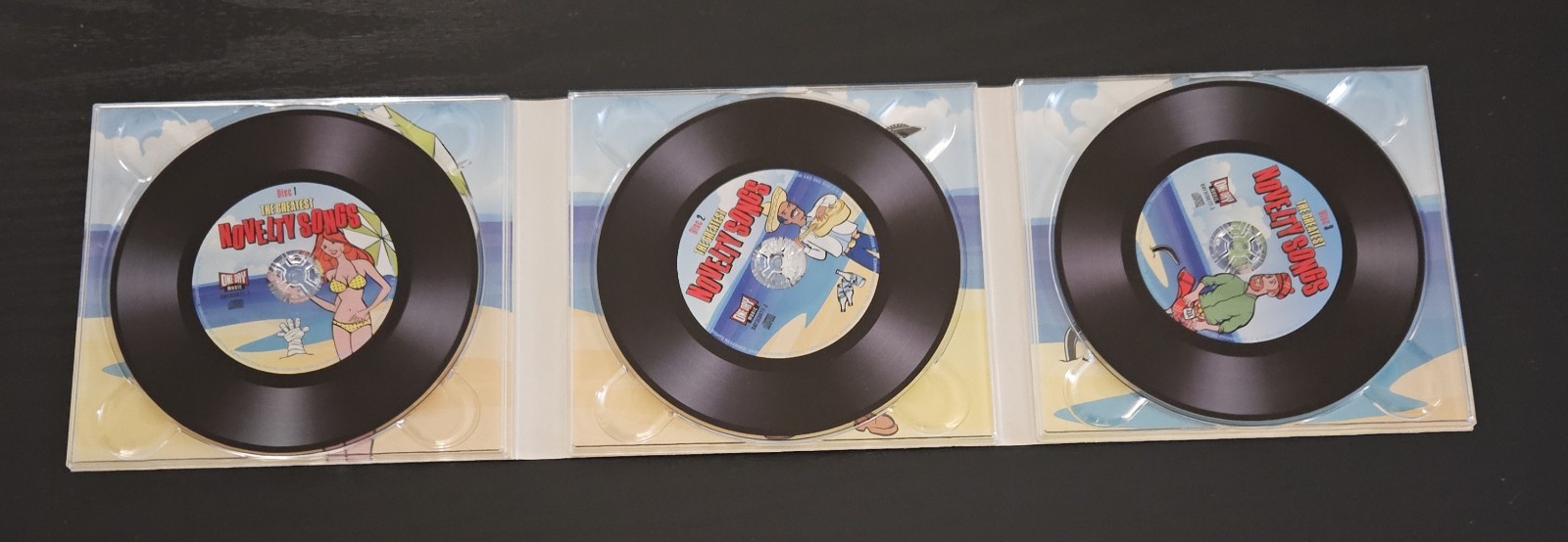 75 Greatest Novelty Songs 3 CD Compilation Monster Mash Stan Freberg Spike Jones
