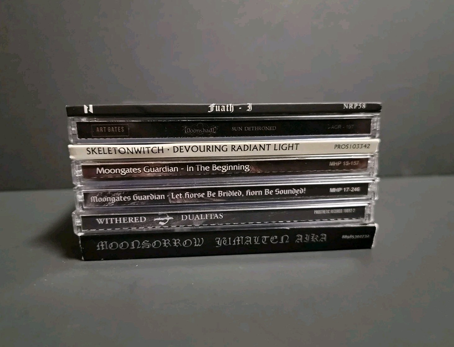 7 Black Metal CD Lot Fuath Moonsorrow Withered Moongates Guardian Skeletonwitch