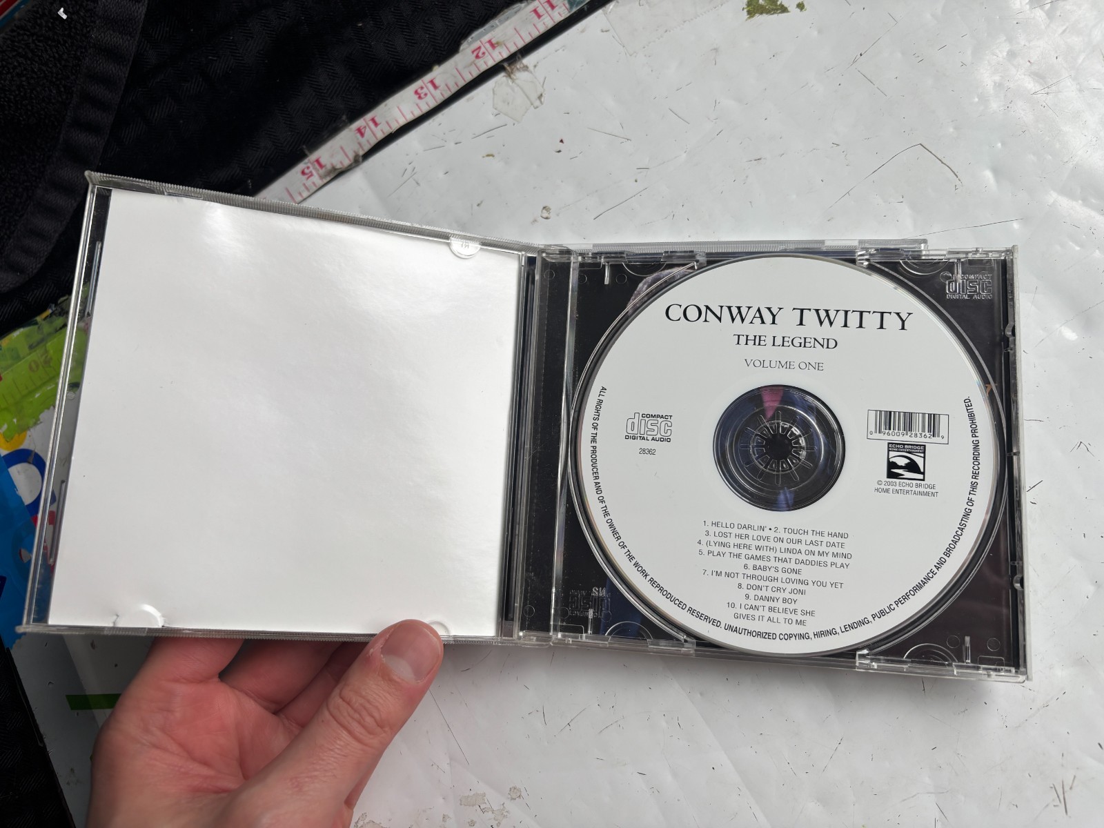 Conway Twitty The Legend Vol. 1 and Silver Anniversary Collection CDs Tested