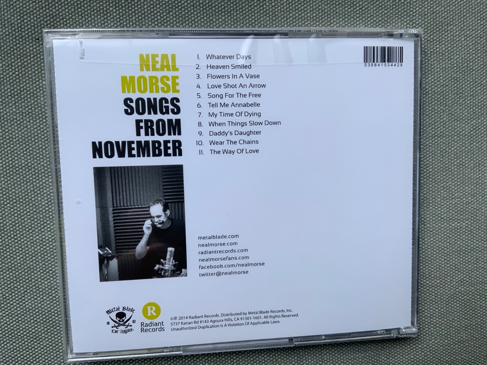 16-CD/DVD Lot Neal Morse Live 2017 Morsefest! Testimony Two Transatlantic *NEW*