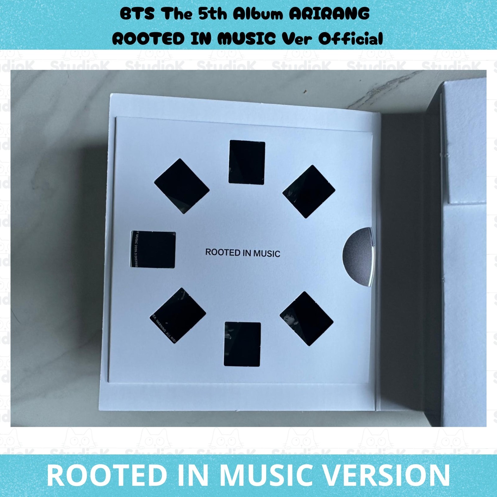 BTS The 5th Album [ARIRANG] (ROOTED IN MUSIC Ver.) Official - UNBOXED