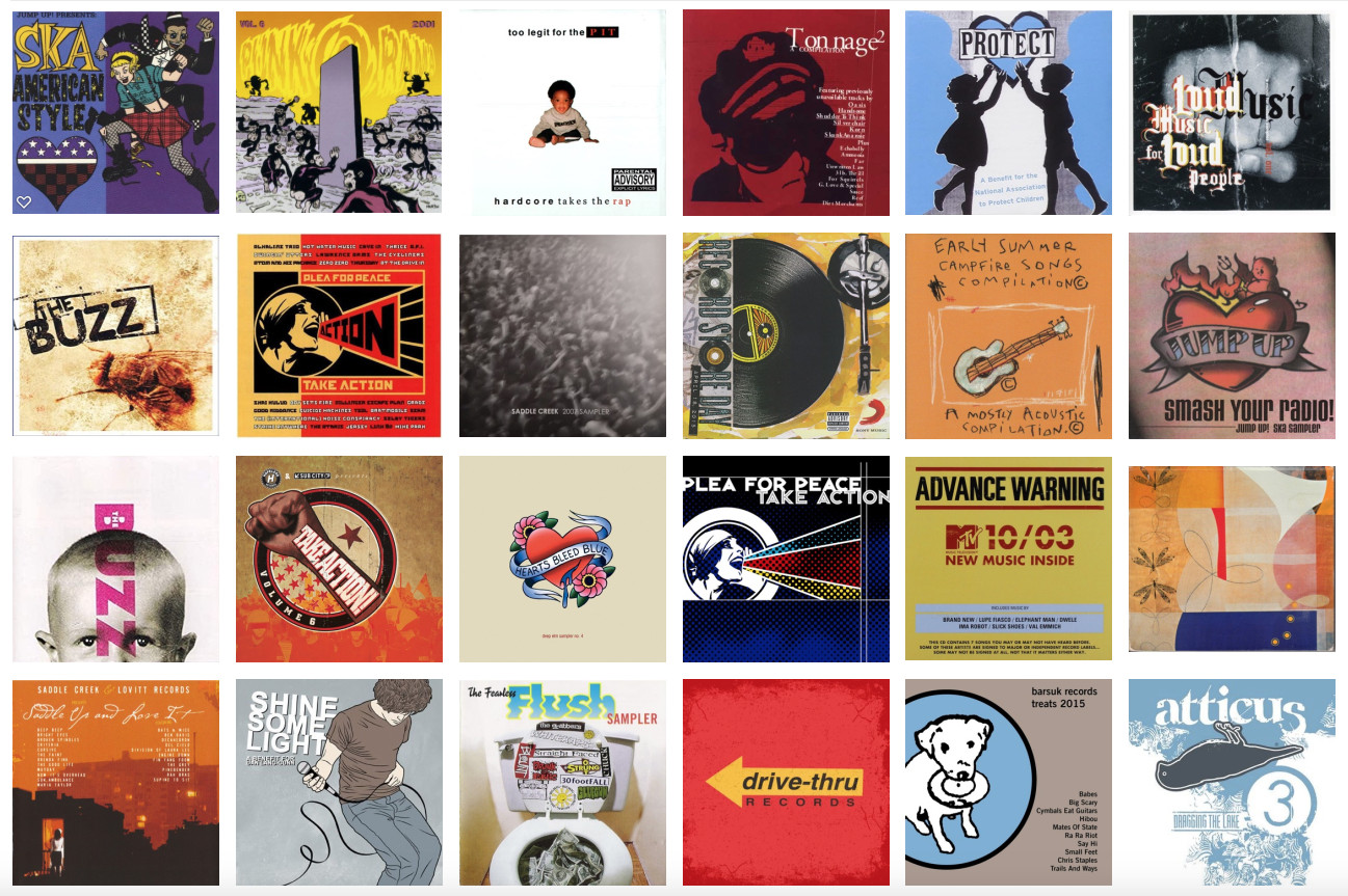 Various Record Label Album Compilation Punk Ska Indie Rock Hardcore Emo DISCOUNT