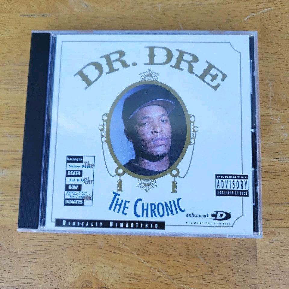 DR DRE "THE CHRONIC" CD 2002 REMASTERED ENHANCED Excellent! 90's Rap Hip Hop