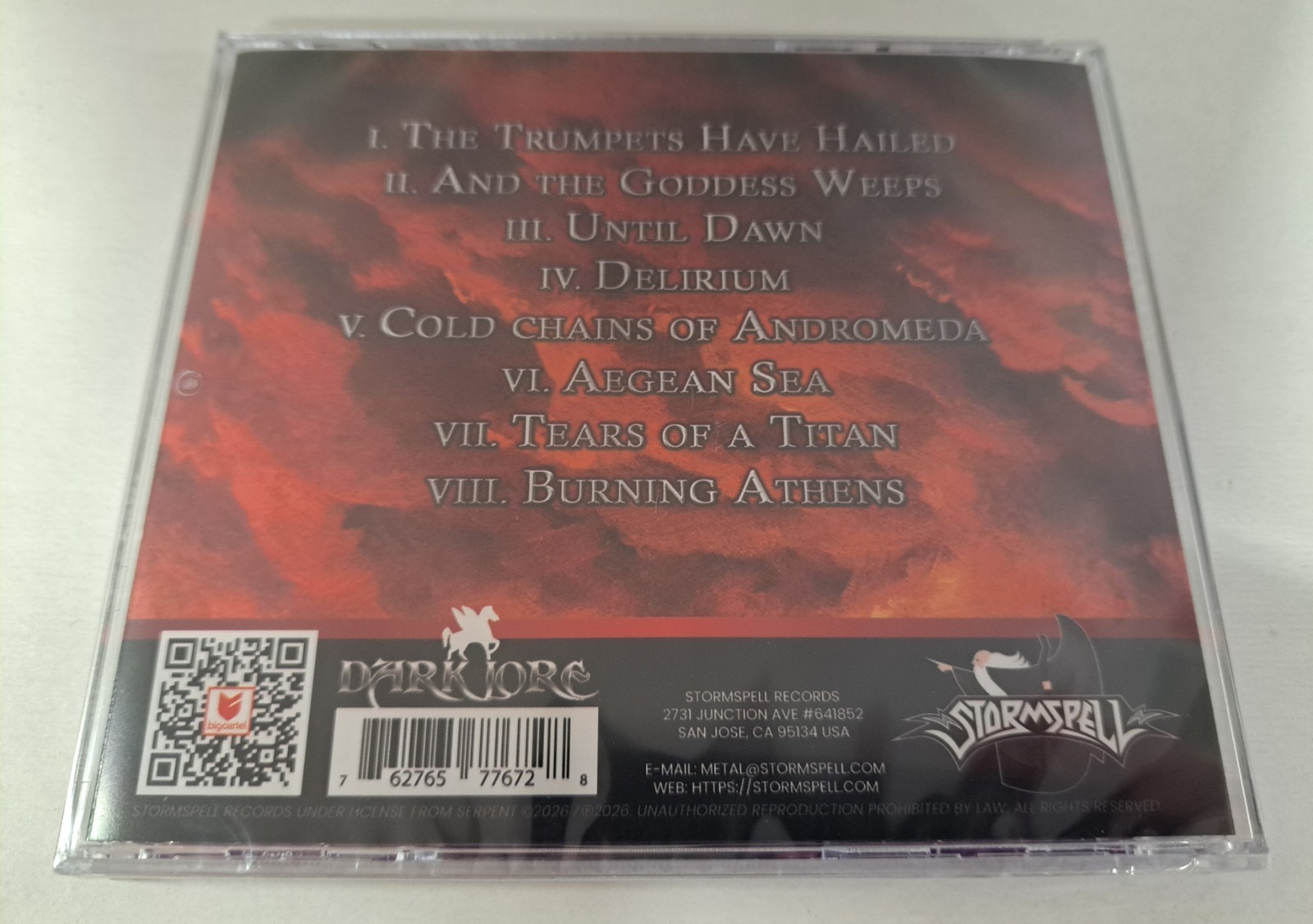 Serpent As The City Burns New CD USA Heavy Metal NWOTHM
