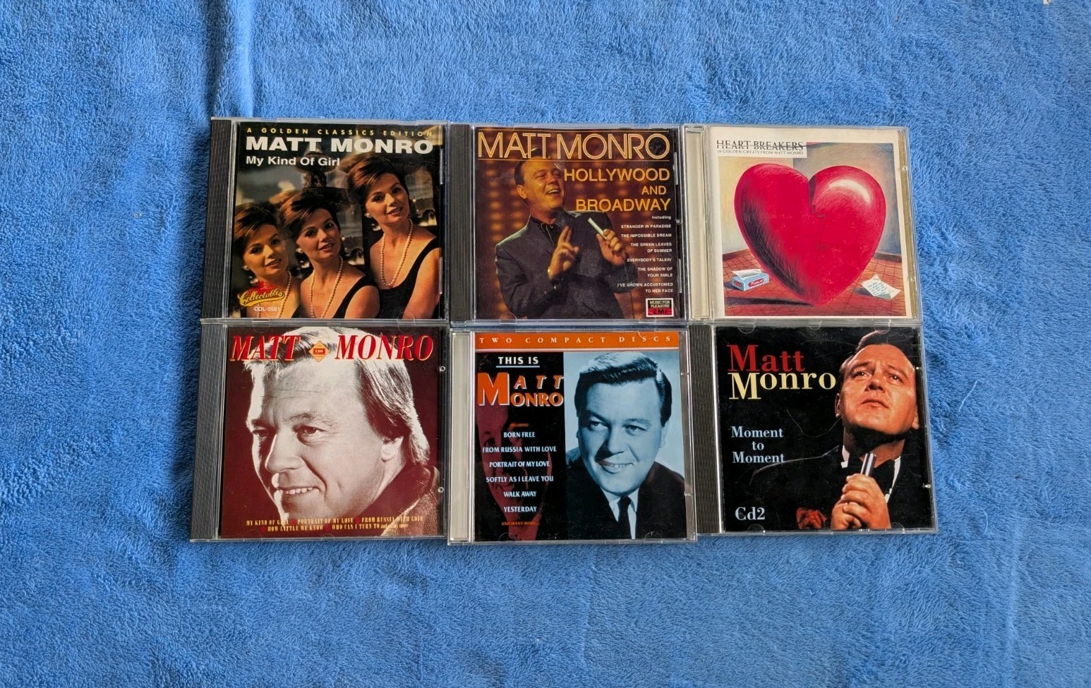 MATT MONRO 7 CD Lot Pop Vocal My Kind Of Girl Hollywood & Broadway EMI Years