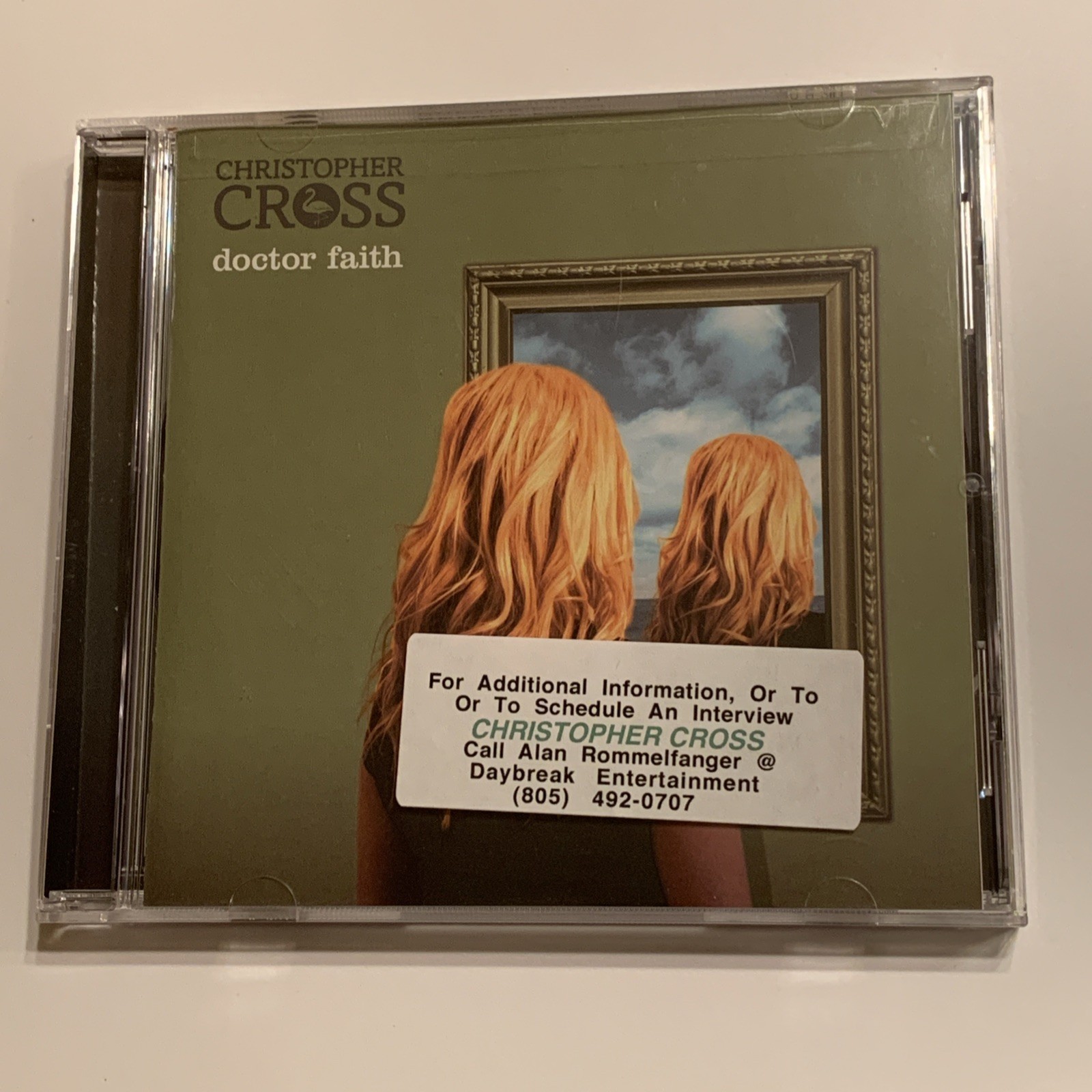 Christopher Cross Doctor Faith CD Sealed