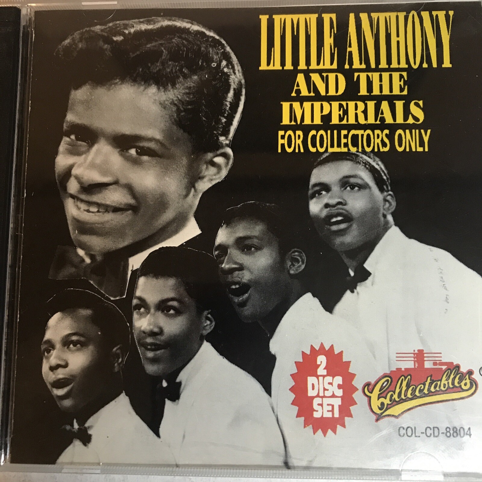USED/NEAR MINT DOO WOP 2-CD SET - LITTLE ANTHONY - "FOR COLLECTORS ONLY" VGC+ BB