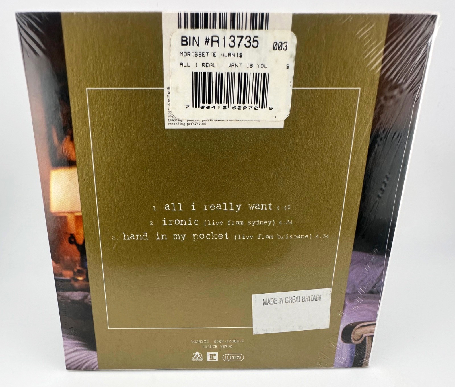 Alanis Morissette - All I Really Want [ RARE NEW CD Maxi-Single, 1996] * SEALED*