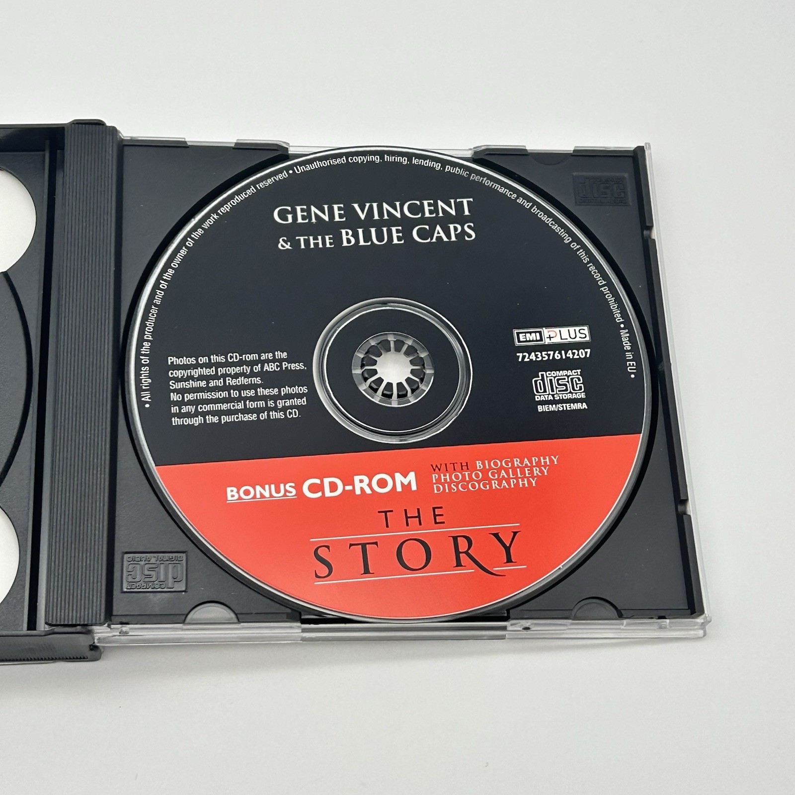 Gene Vincent & The Blue Caps - The Story (CD w/ Bonus CD ROM, EMI, 2000, EU)
