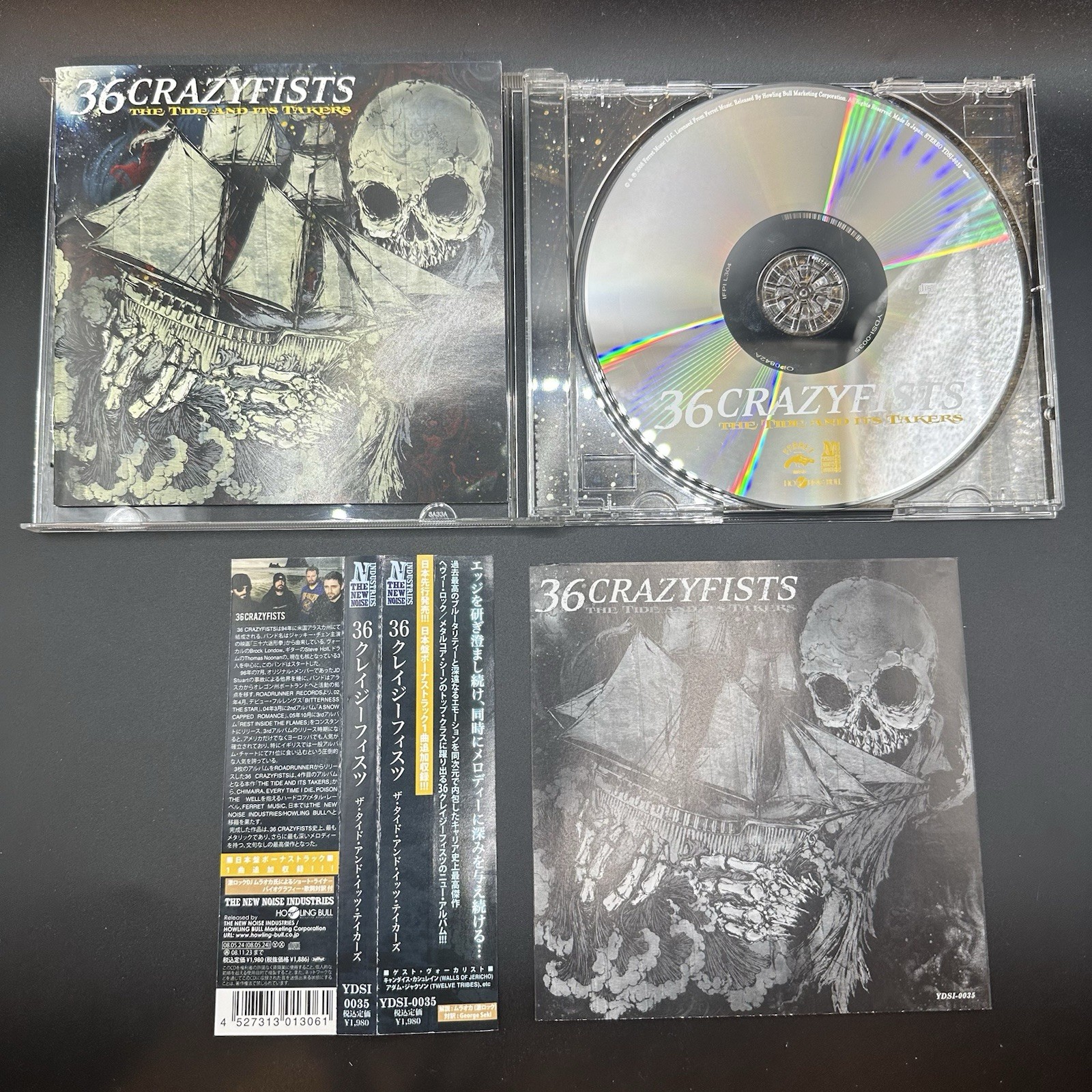36 Crazyfists / The Tide And Its Takers First Edition 2008 Japan OBI CD