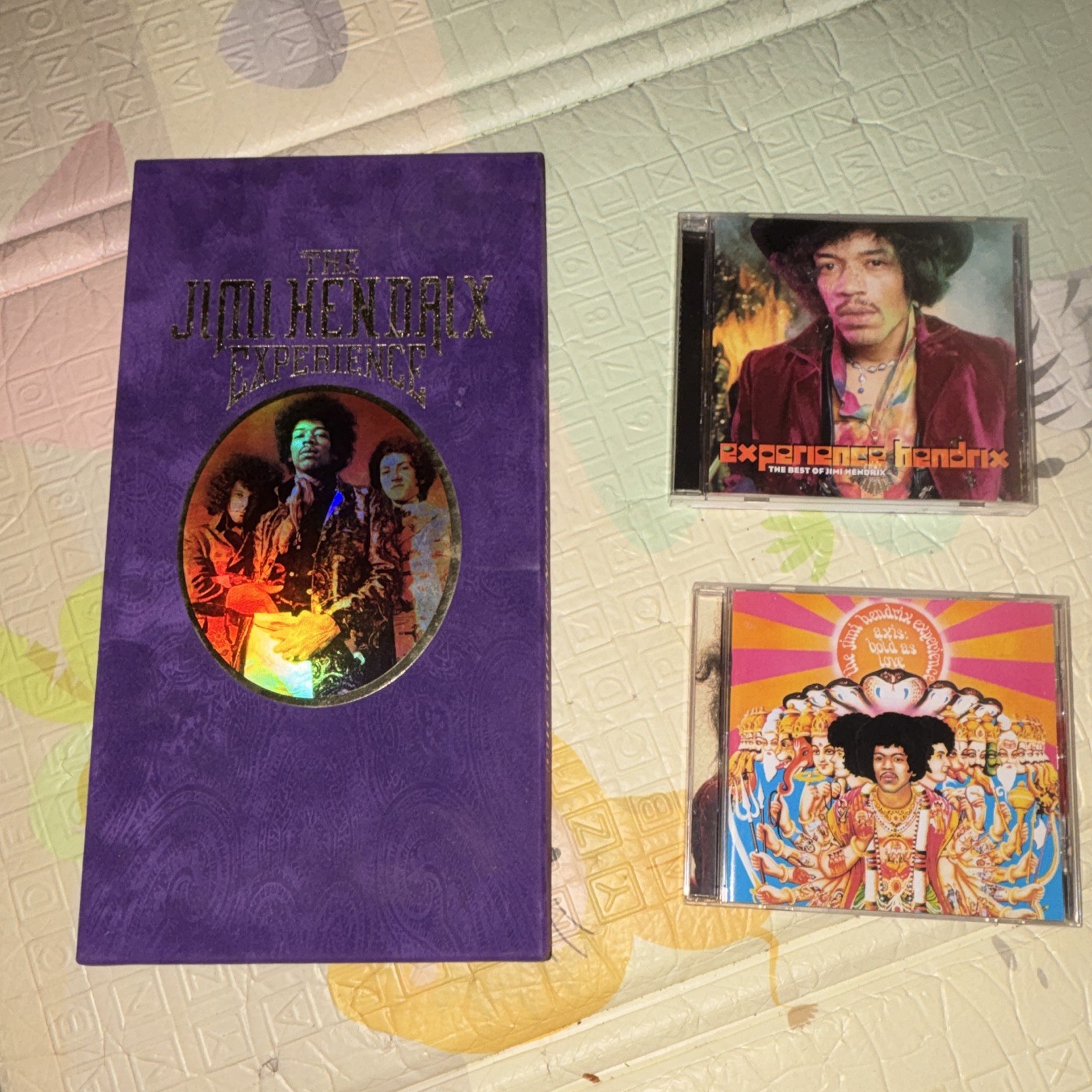 The Jimi Hendrix Experience CD Lot Purple Box Set Jewel Case Rock Album.