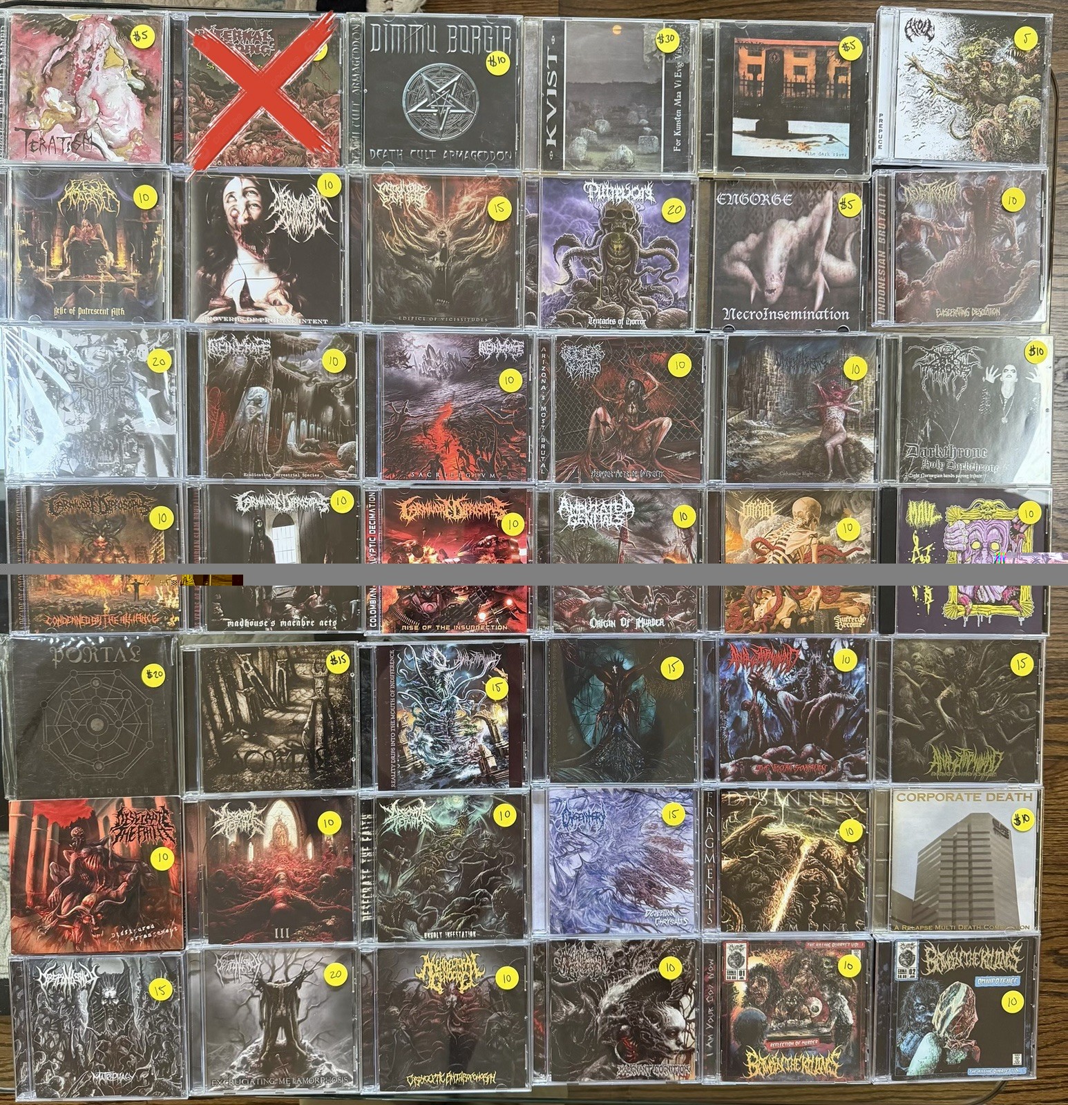 Death Metal & Black Metal Album And Compilation CD Lot From 1990’s To Present
