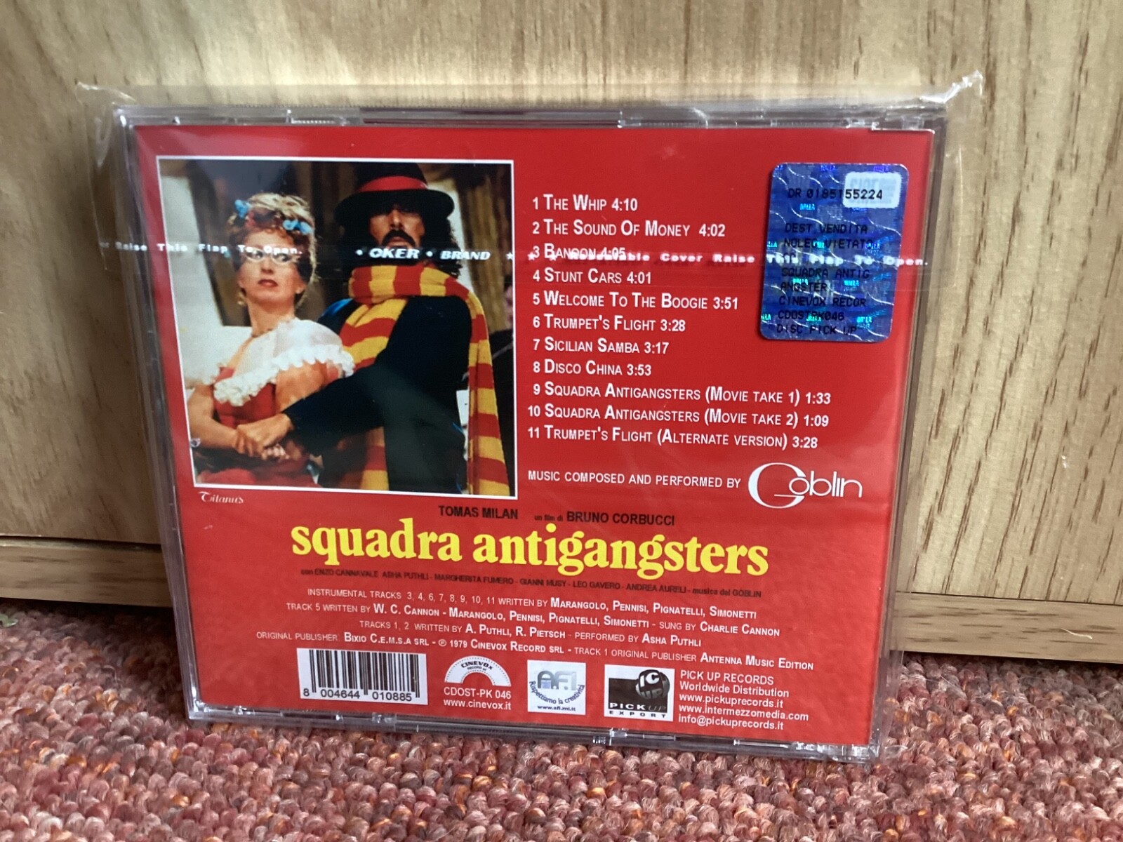 Goblin - Squadra Antigangsters (CD) DISC MINT Sent from UK Import