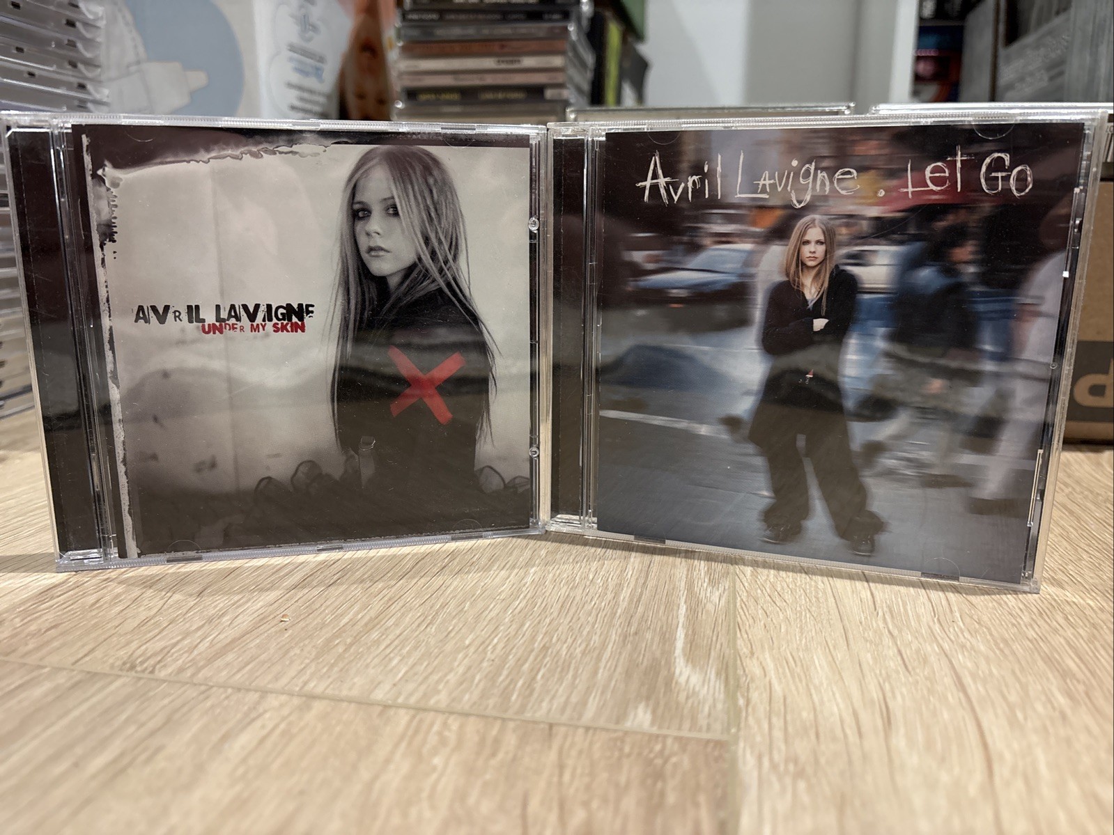 Avril Lavigne 2 CD Lot Let Go Under My Skin Pop Punk Alternative Rock 2000s Y2K