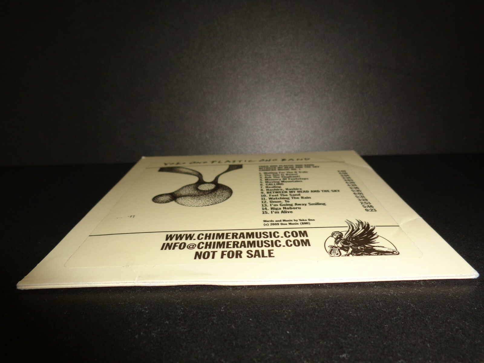 BETWEEN MY HEAD & THE SKY by YOKO ONO PLASTIC ONO BAND-Rare CD w/15 tracks--CD