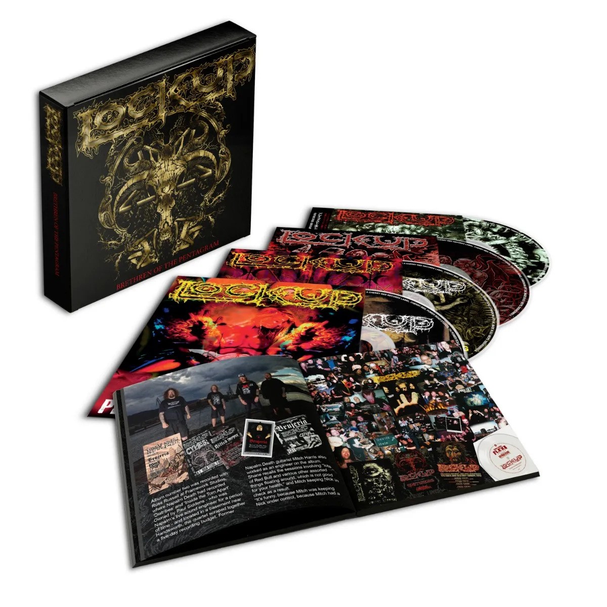 Lock Up Brethren of the Pentagram (CD) Album Box Set