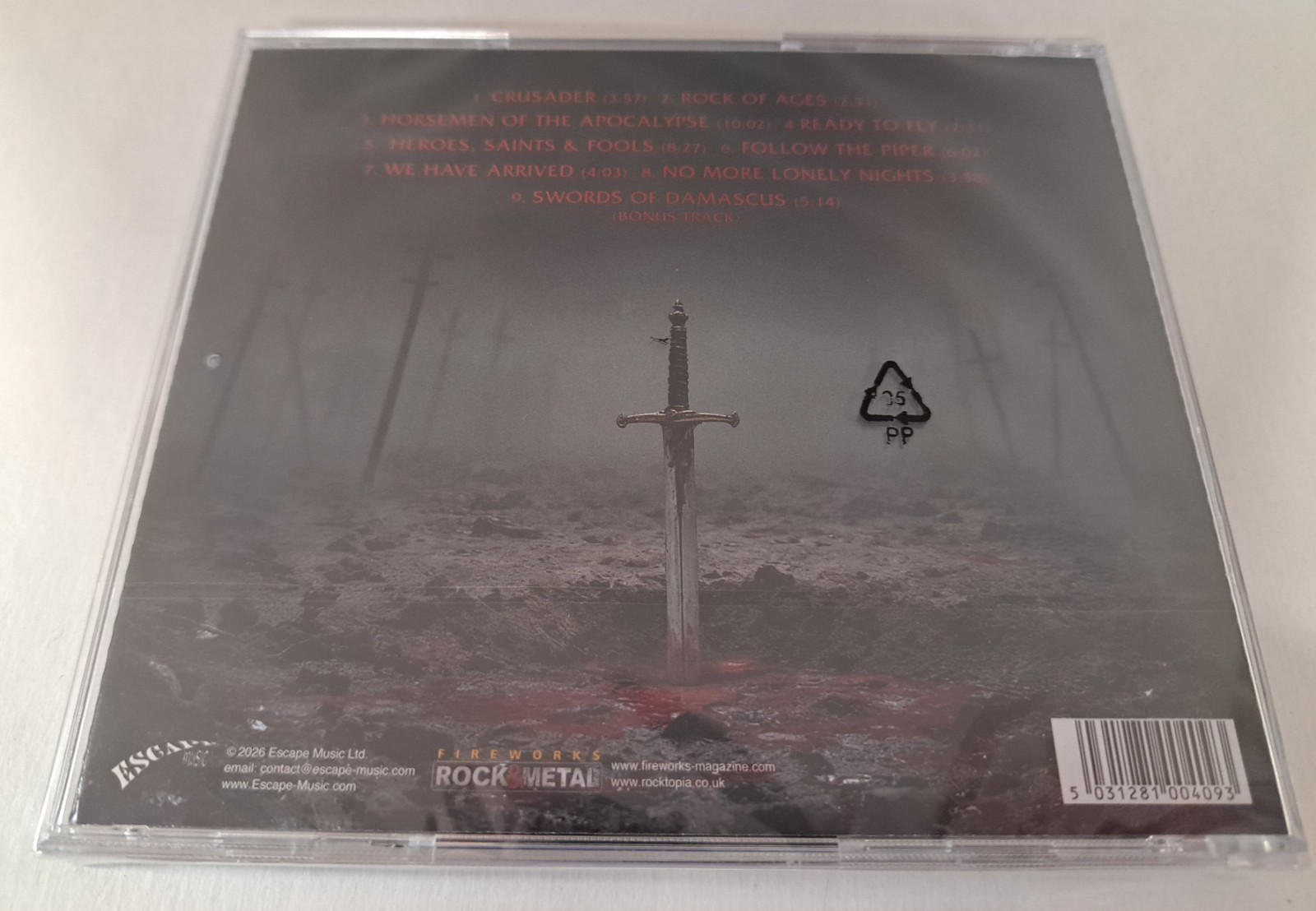 Saracen Crusader New CD Hard Rock NWOBHM