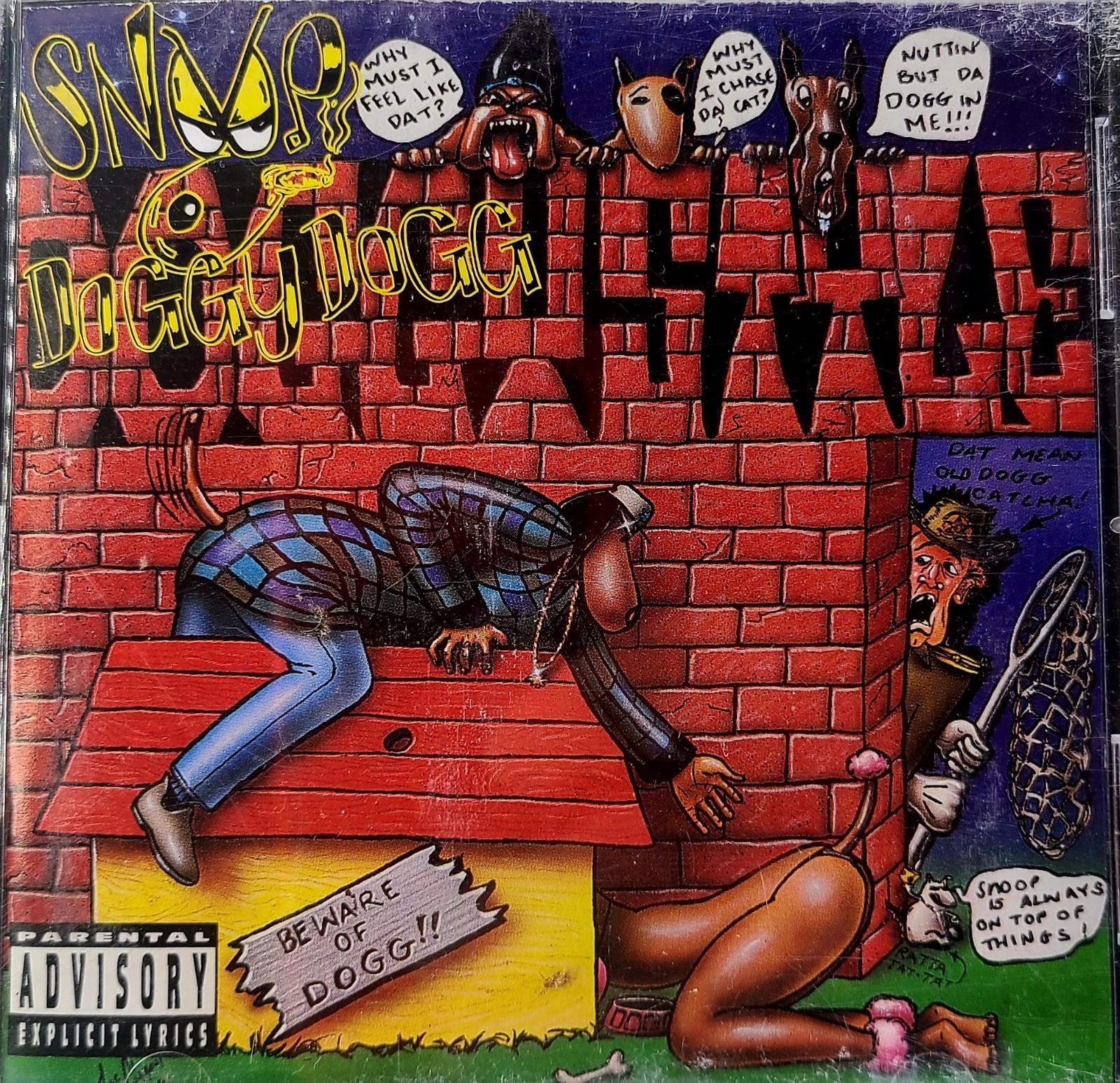 Snoop Doggy Dogg Doggystyle CD 1st Pressing Dr. Dre Death Row Records 1993 Htf