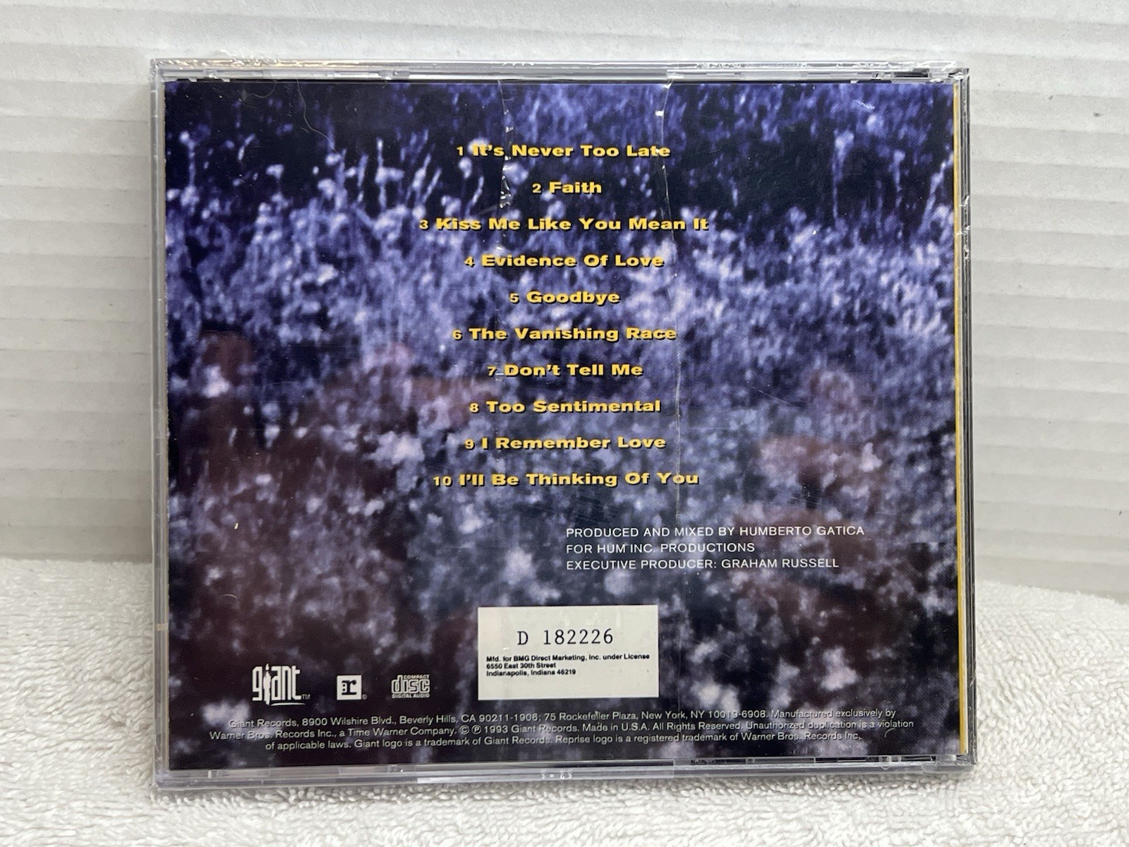 New/Air Supply: The Vanishing Race CD 1993/Giant Records 9-24494-2 Yacht Rock