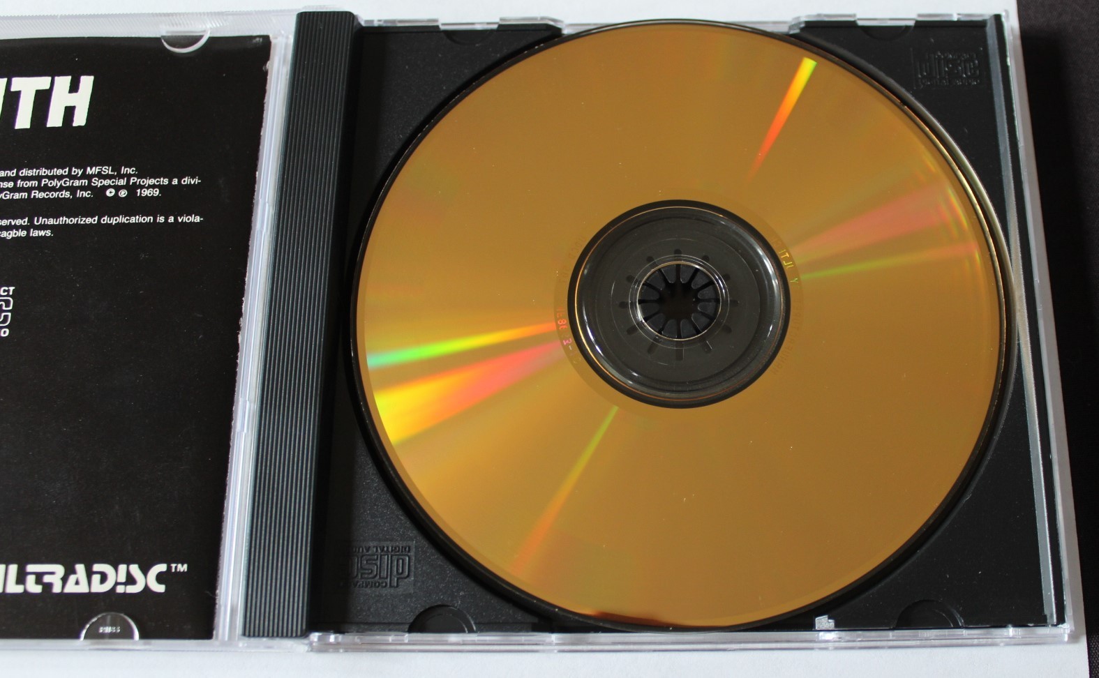 Blind Faith "Blind Faith" / 24 kt gold CD / Original Cover Artwork on front