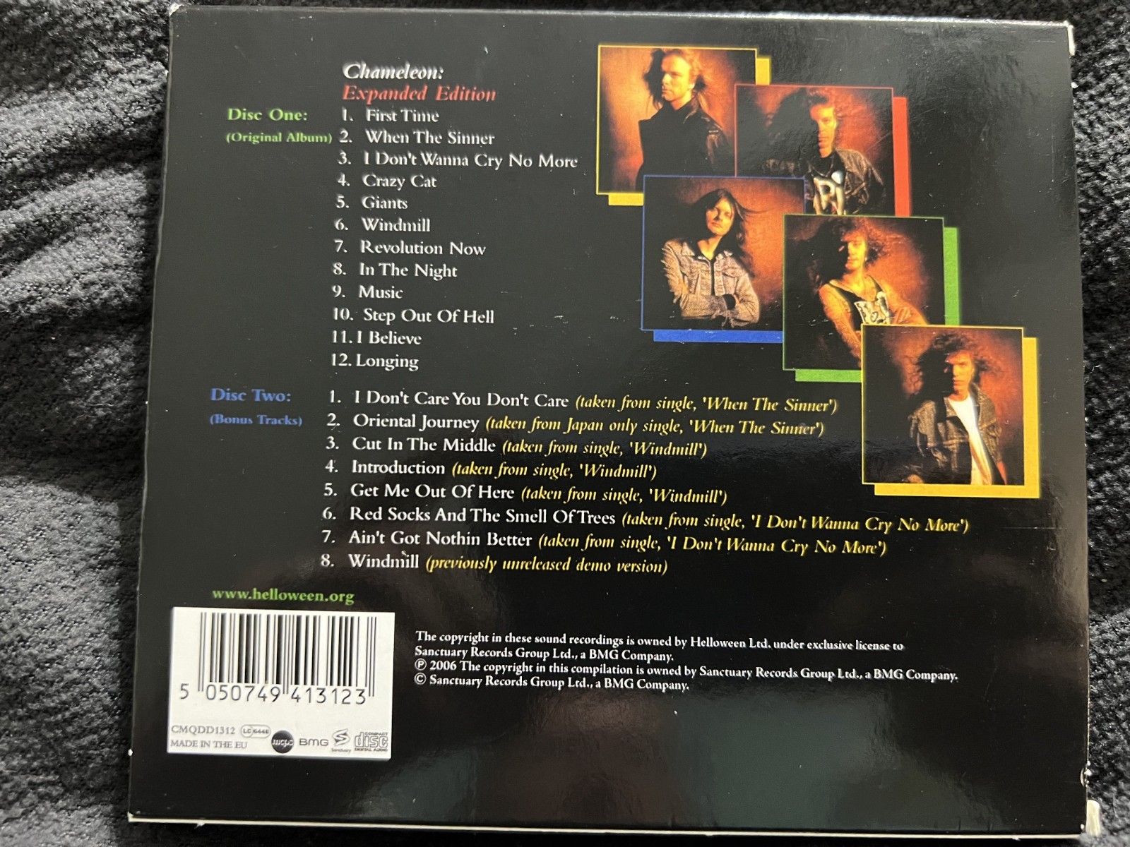 HELLOWEEN Chameleon 2CD 2006 Sanctuary slipcase Expanded Reissue Metal