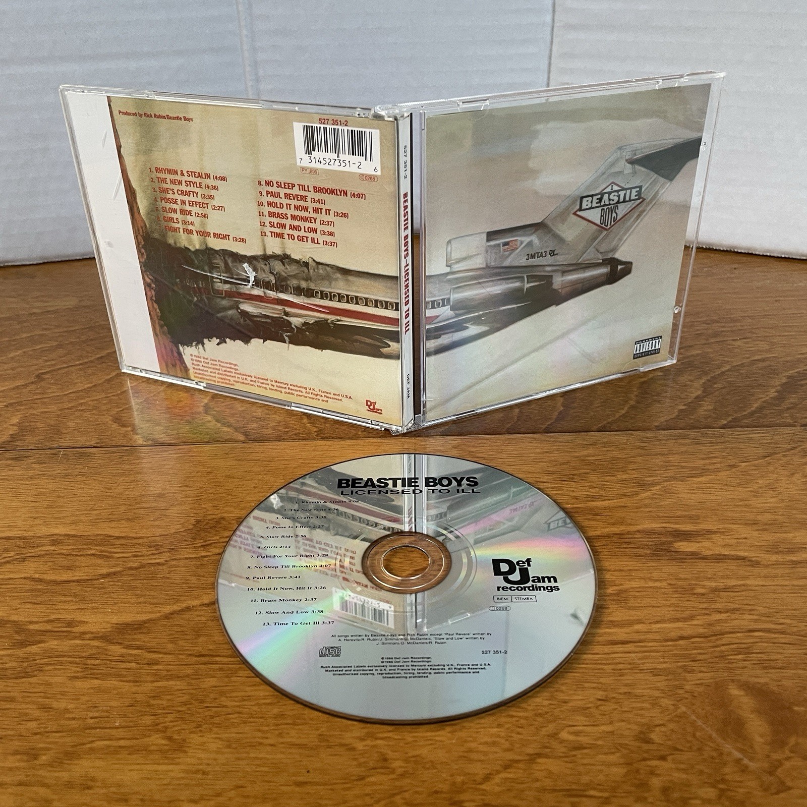 Beastie Boys - Licensed To Ill CD Def Jam Records Reissue