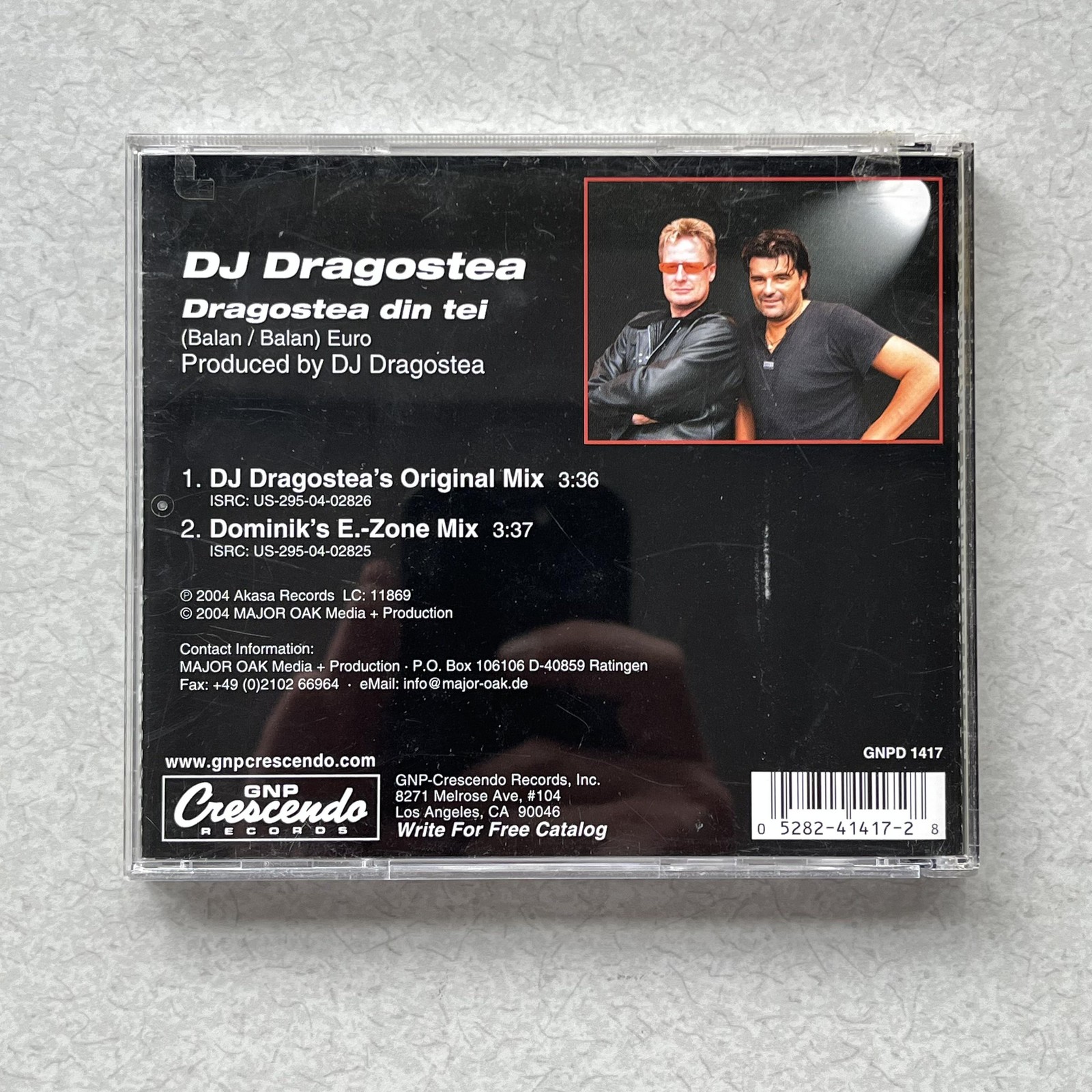 DJ Dragostea CD Dragostea Din Tei 2004 GNP Crescendo Eurodance Multicolor