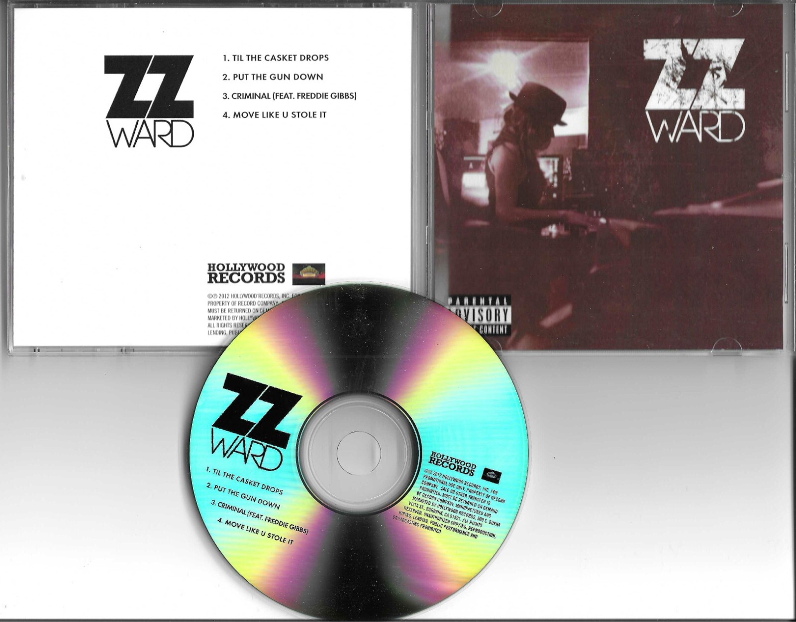 ZZ WARD Ultra rare 4TRX SAMPLER TST PRESS PROMO DJ CD Single 2012 MINT USA