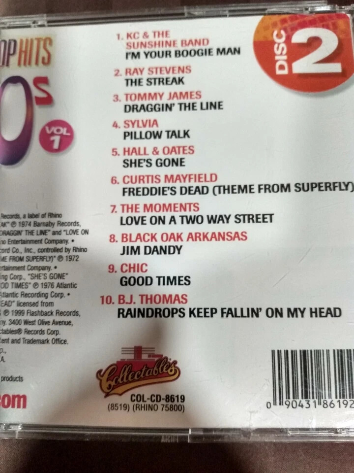 Top of the Pop Hits - The 70s - Volume 1 - Disc 2