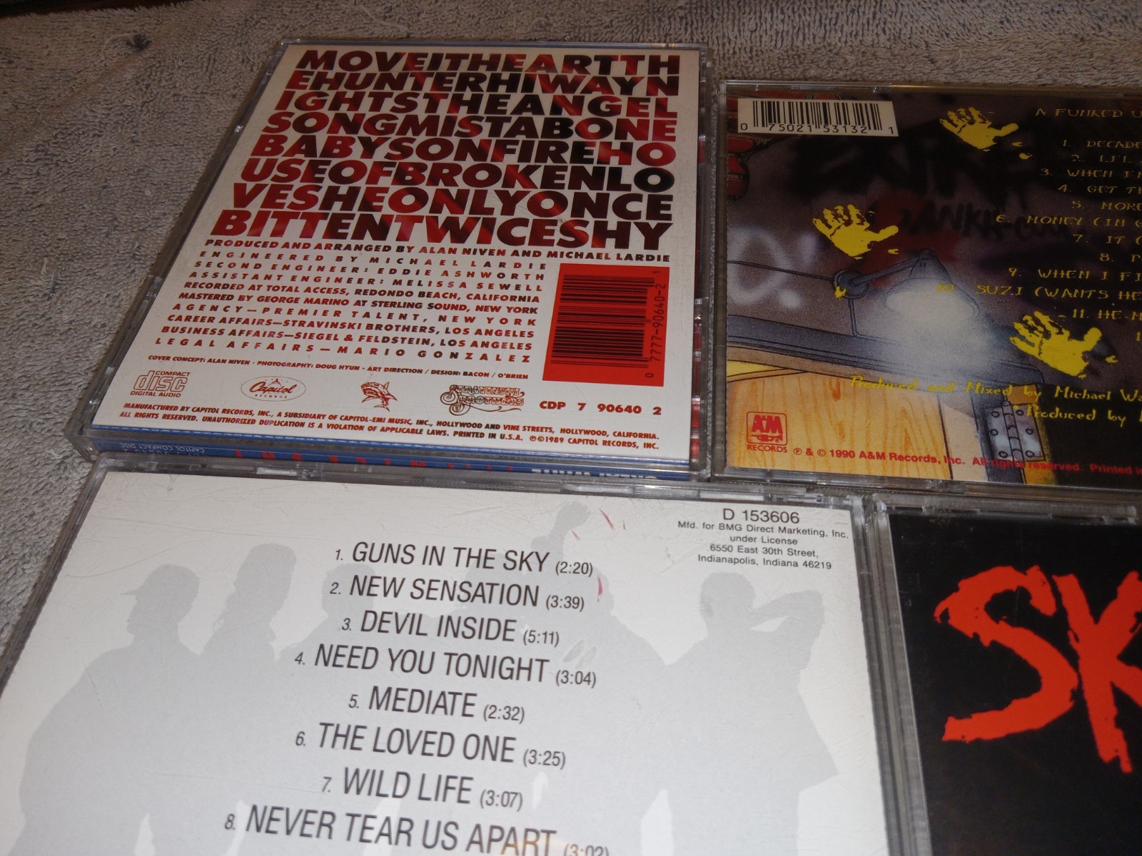 Skid Row, Great White, INXS, Extreme - 1980's Rock CD Lot