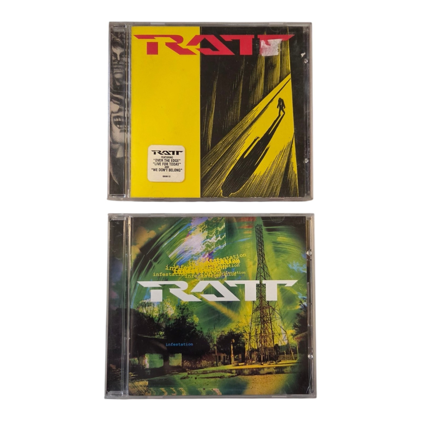 RATT Glam Metal Hair Metal Heavy Metal Band Music CD Collection Lot of 2