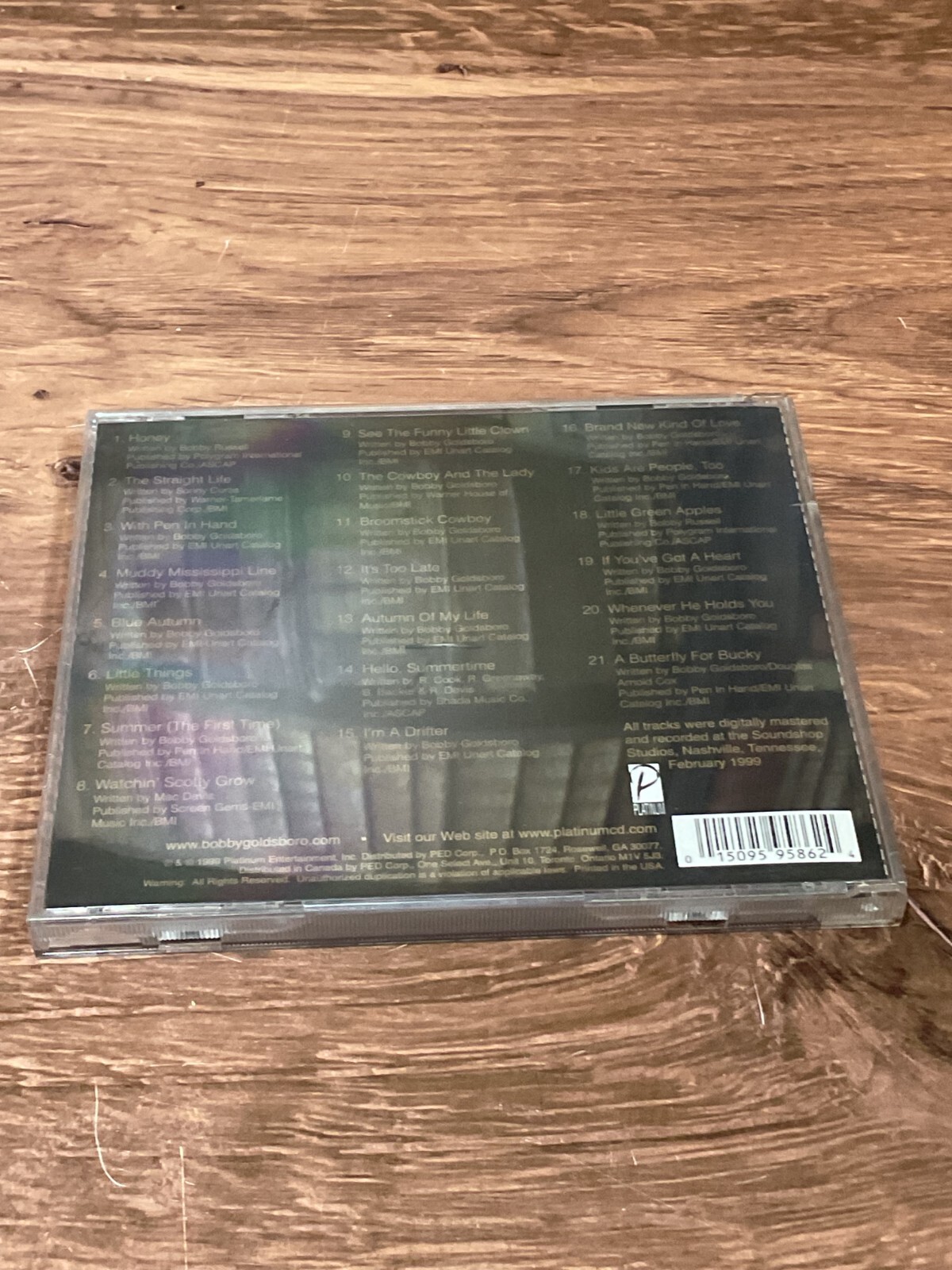 Bobby Goldsboro - The Greatest Hits Collection (CD 2005 La Rana Records)