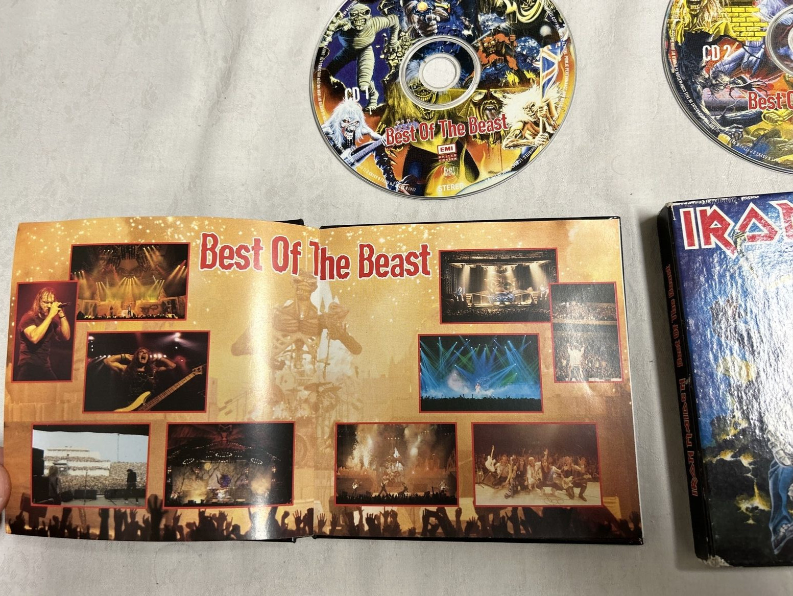 *RARE* IRON MAIDEN-BEST OF THE BEAST-1996 UK IMPORT 2-CD BOXSET WITH BOOKLET EMI