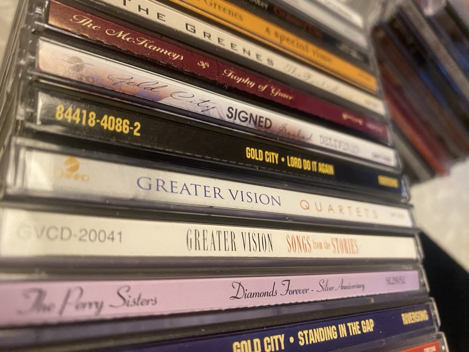 Lot Of 31 CDs Mostly Southern Gospel—Booth Brothers, Gold City, The Greenes, etc