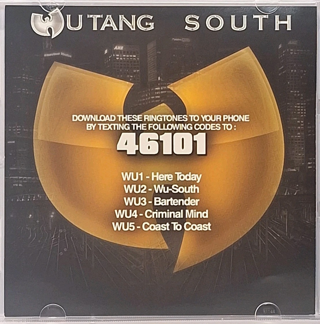 Wu-Tang South Wu-South CD 2009 Excellent Condition EX Rare OOP Fast Shipping